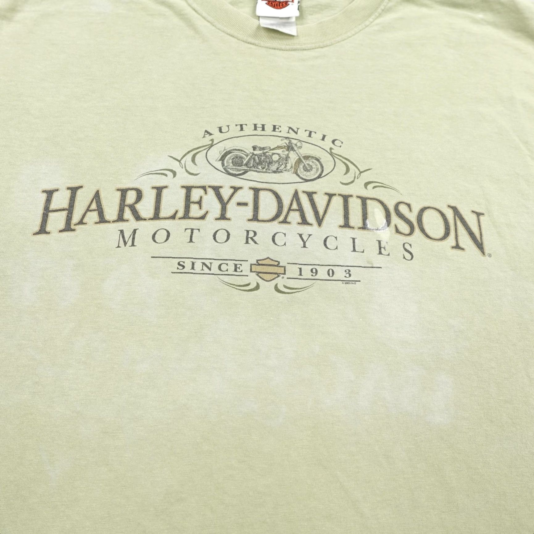 Harley Davidson VINTAGE Harley-Davidson Shirt Mens 2XL Green Motorcycle Biker USA California Sacramento Y2K Shirt Size US XXL / EU 58 / 5 - 2 Thumbnail