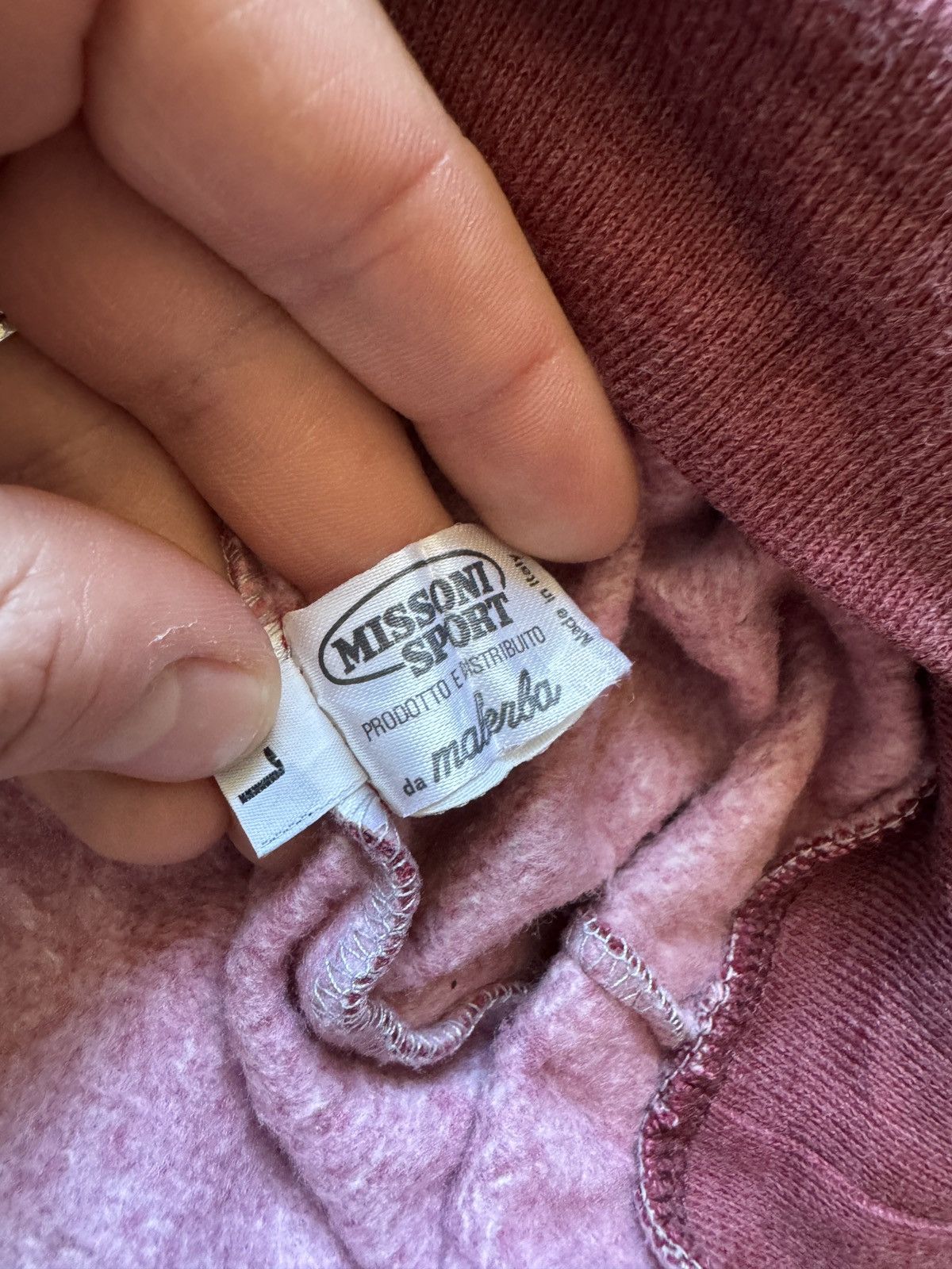 Missoni Vintage MISSONI SPORT Flower Logo Sweatshirt Italy Large Size US L / EU 52-54 / 3 - 4 Thumbnail