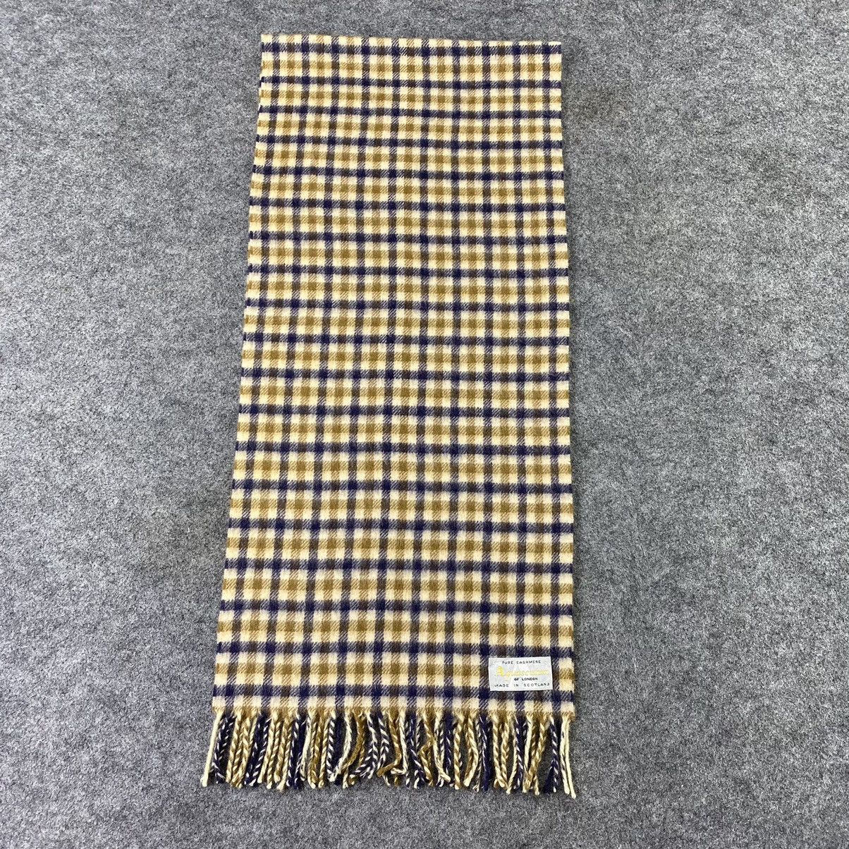 Aquascutum × Vintage Aquasqutum Muffler / Scarf / Neckwear - T1257 Size ONE SIZE - 3 Thumbnail