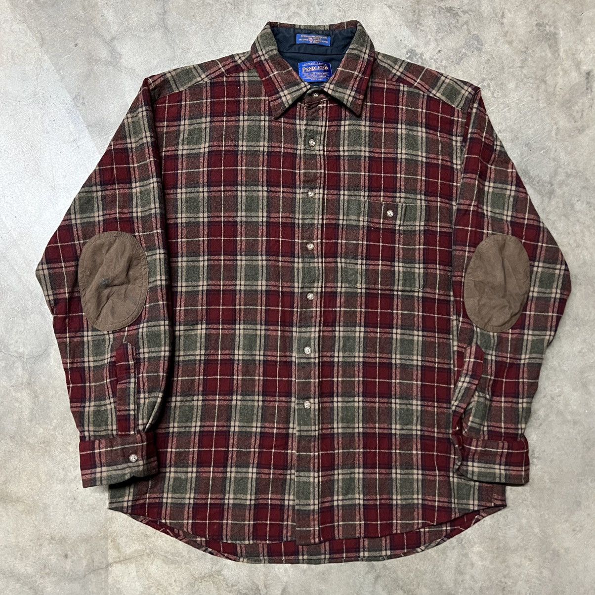 Pendleton × Vintage Pendleton Plaid Flannel Long-Sleeve Button-Up Shirt Size US L / EU 52-54 / 3 - 3 Thumbnail