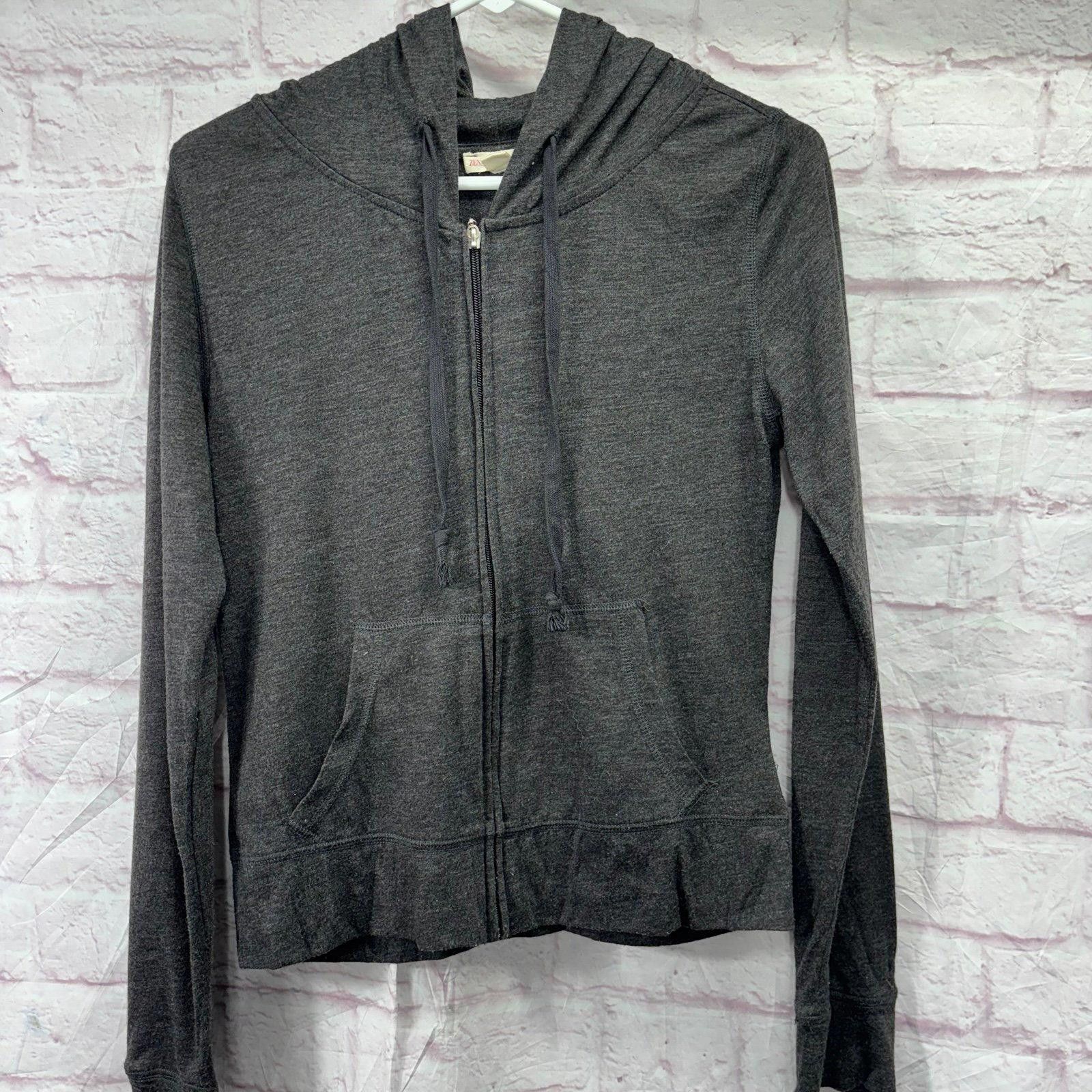 Other Zenana Outfitters Charcoal Gray Full Zip Hoodie Medium Size ONE SIZE - 1 Thumbnail