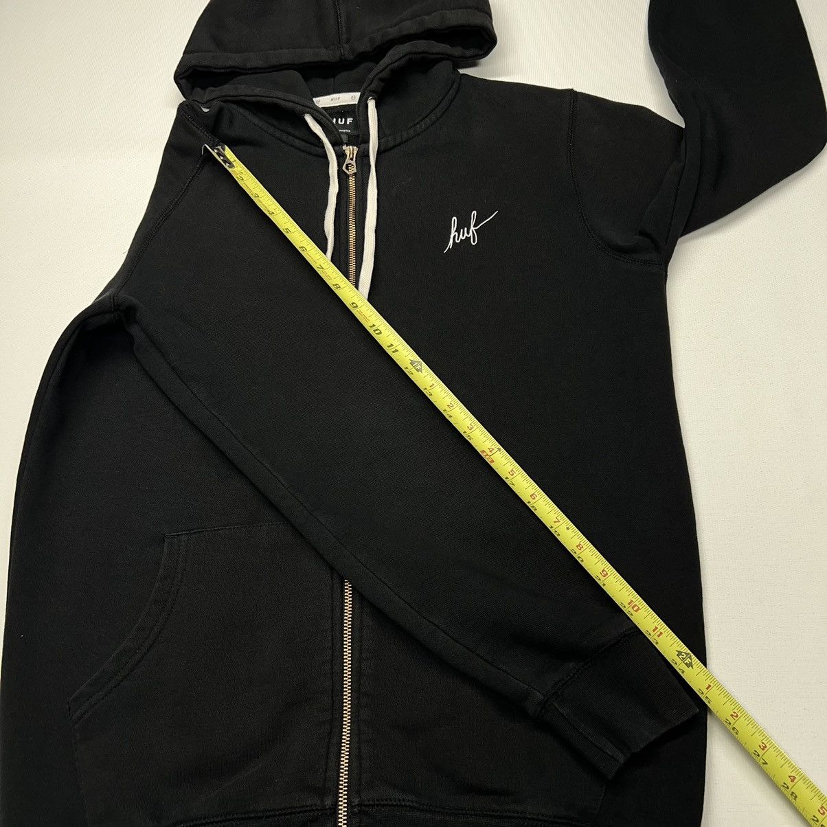 Huf Huf Sweatshirt Hoodie Black Full Zip Logo Embroidered Skate Size US M / EU 48-50 / 2 - 23 Thumbnail