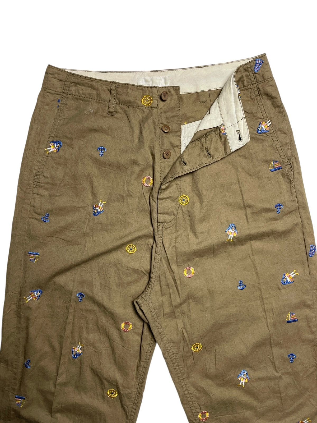 Issey Miyake 2000’s Net-Net - Full Patch AOP Cropped Pants Size US 28 / EU 44 - 2 Thumbnail