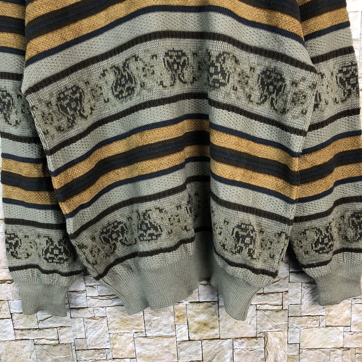 Homespun Knitwear Top Cream art vintage japan sweatshirt Knitwear #A690 Size M / US 6-8 / IT 42-44 - 6 Thumbnail