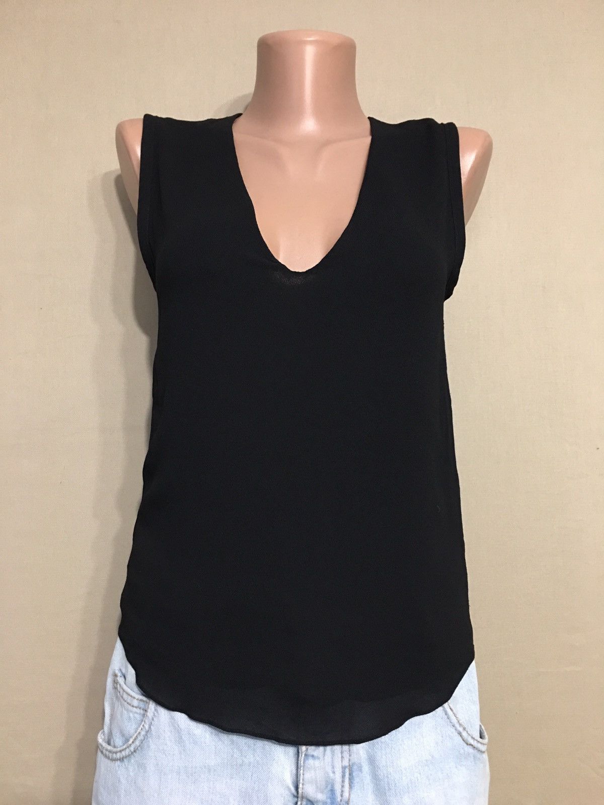 Chloe CHLOE Black Sleeveless Pullover Tank Top Size EU 34 Size XS / US 0-2 / IT 36-38 - 1 Thumbnail