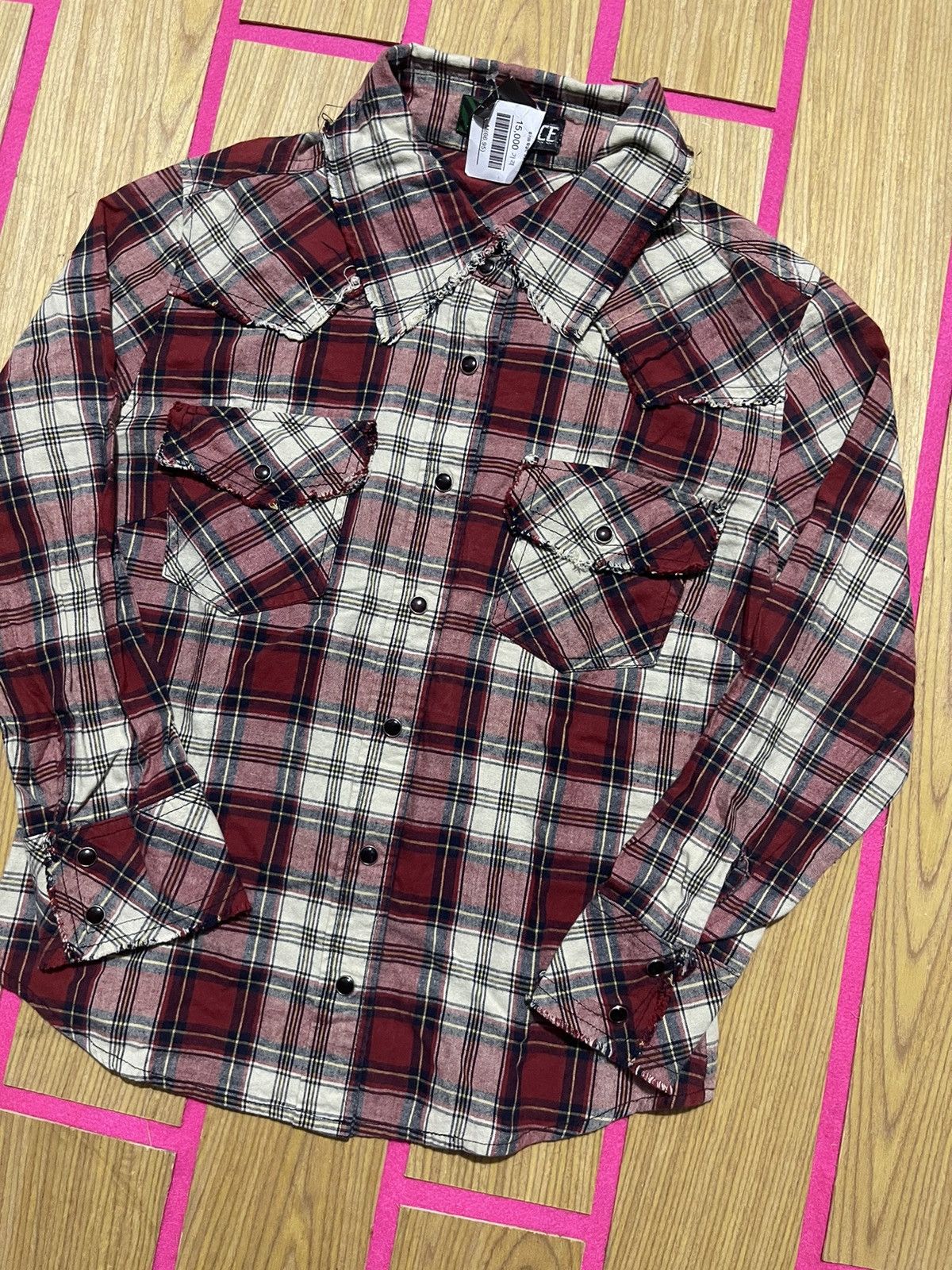 If Six Was Nine Y2K VENCE long sleeve checkered shirt Size US S / EU 44-46 / 1 - 5 Thumbnail