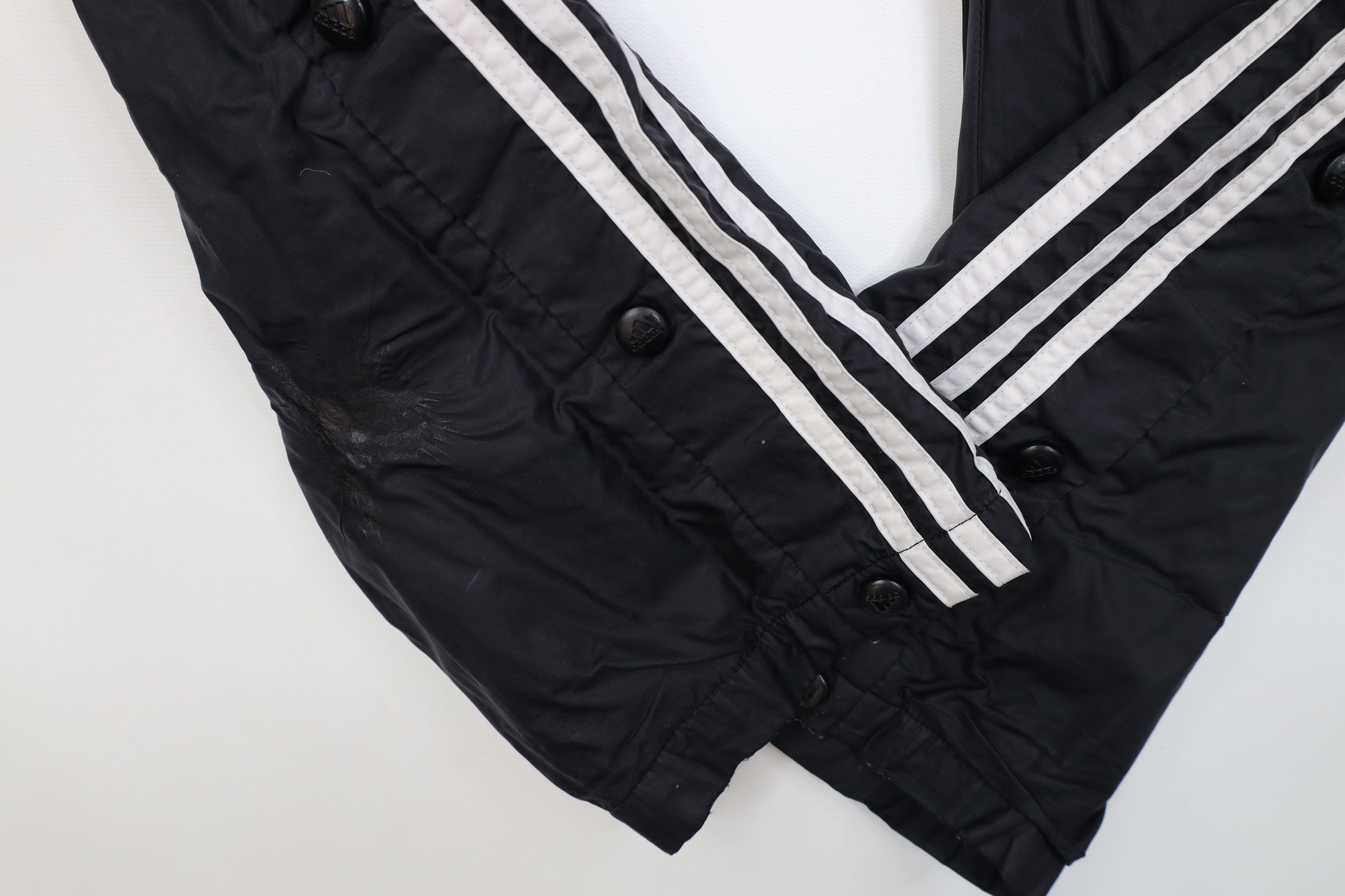 Adidas Vintage Y2K Adidas Lined Tearaway Windbreaker Pants Black Size US 36 / EU 52 - 6 Thumbnail
