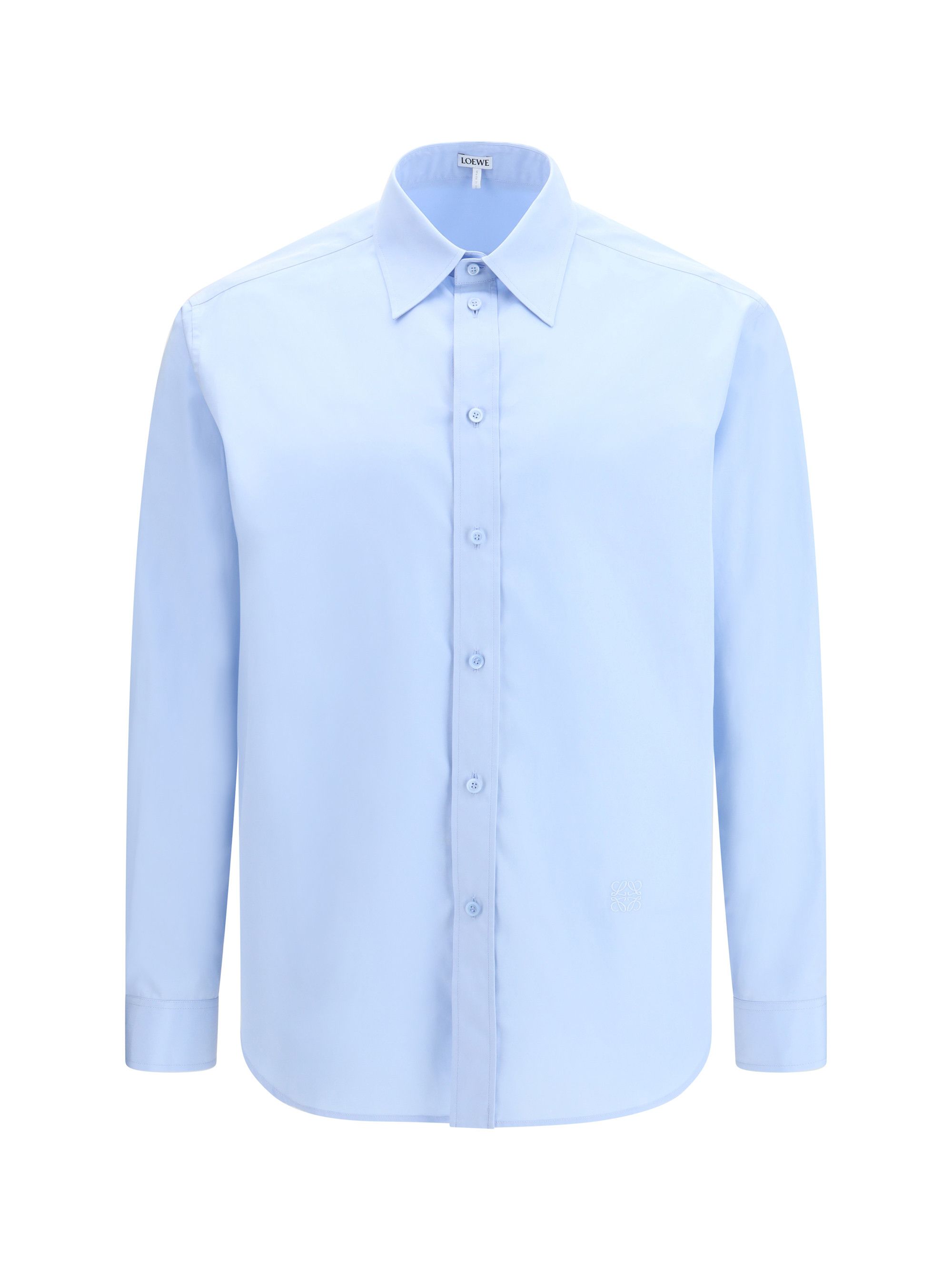 Loewe Classic cotton Shirt with embroidered Anagram logo Size US L / EU 52-54 / 3 - 1 Thumbnail