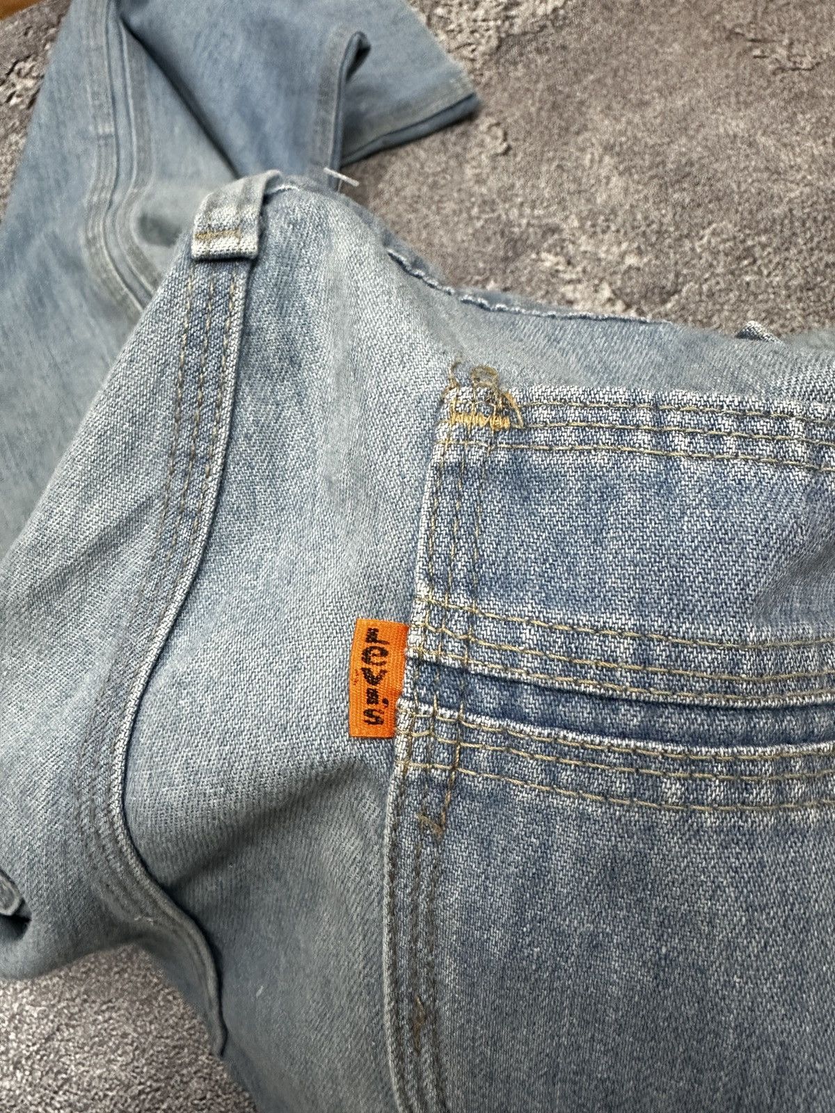 Levi's Vintage Levi’s 70’s Talon Boot-Cut Painted Denim Pants Y2k Size US 32 / EU 48 - 4 Thumbnail