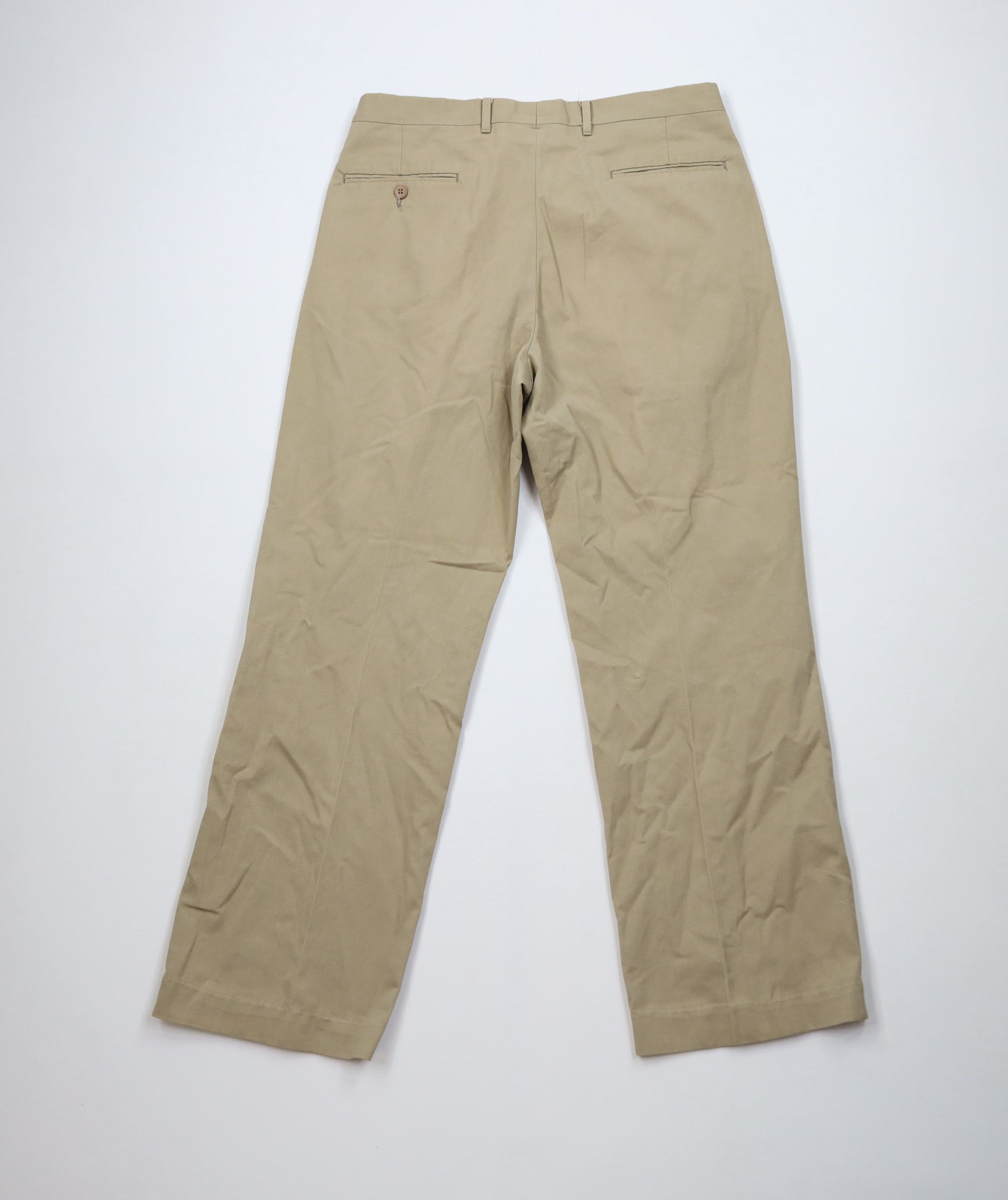 Levi's Vintage 70s Levis Flared Wide Leg Chino Pants Beige Khaki Size US 34 / EU 50 - 11 Thumbnail