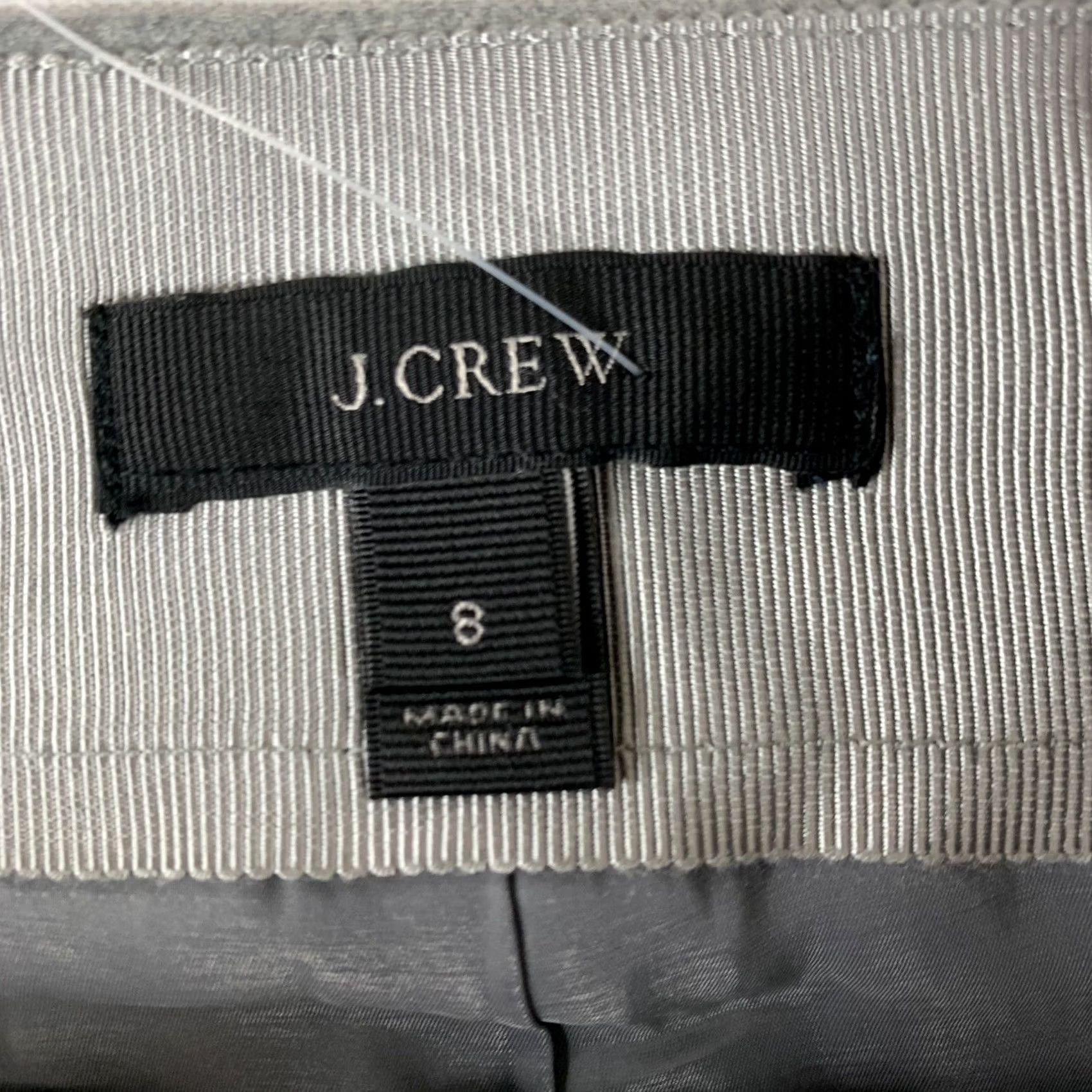J.Crew JCREW SKIRT GRAY SCALLOPED WOMENS SIZE 8 NWT 30" WAIST Size 30" / US 8 / IT 44 - 4 Thumbnail
