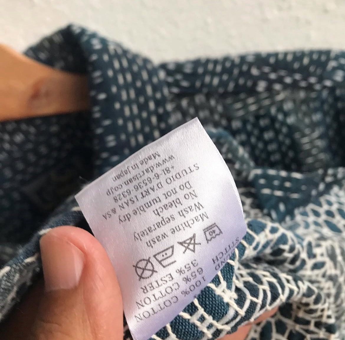 Studio D'Artisan STUDIO D'ARTISAN NORAGI SASHIKO SHIRT Size US XXL / EU 58 / 5 - 6 Thumbnail