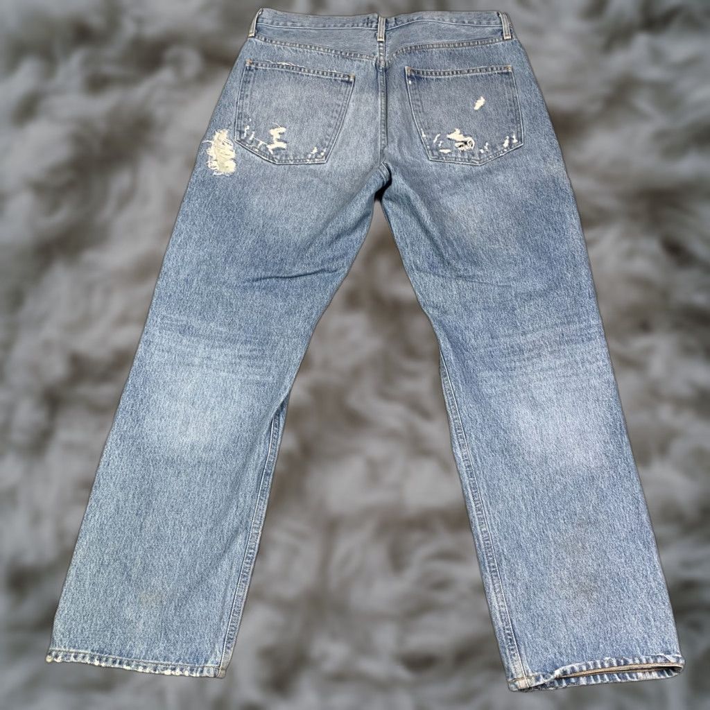 AGOLDE Jeans Womens 31 Distressed 90s Medium Wash A069C-811 Jeans Womens Regular 31 Blue 90s Distressed Mens?
