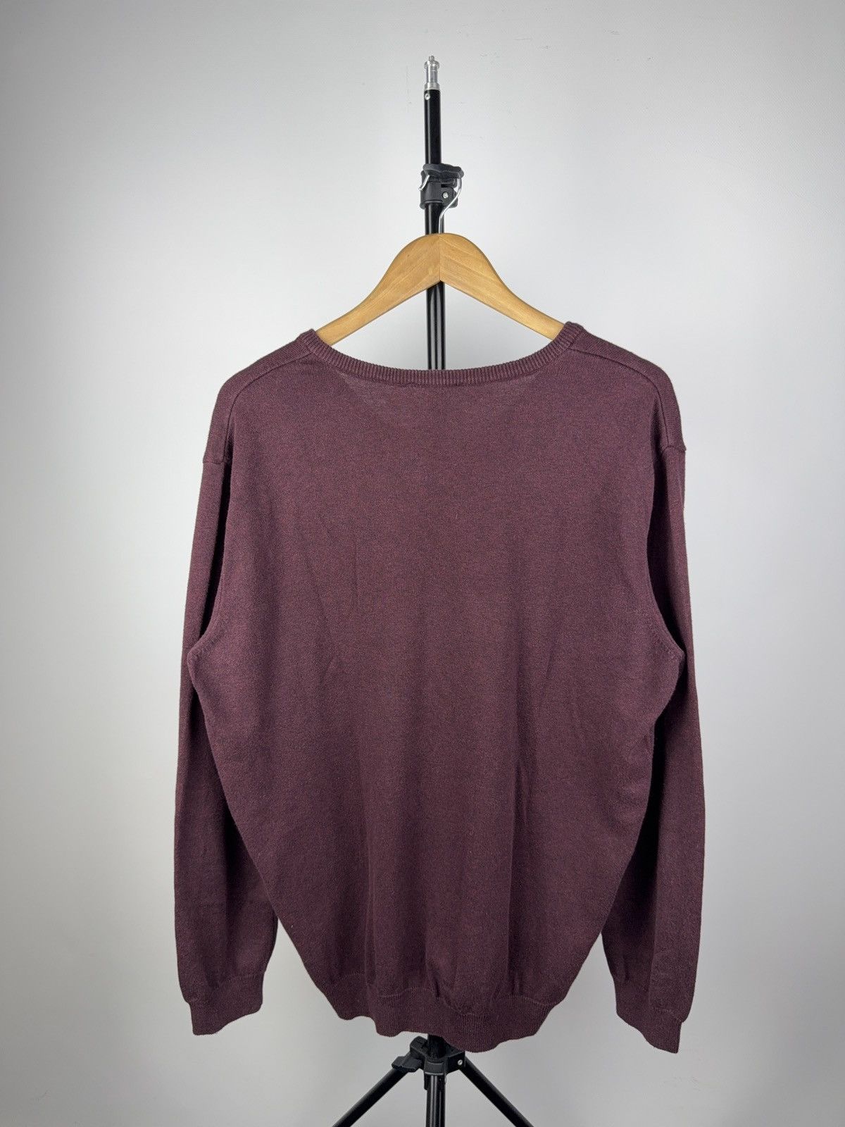 Polo Ralph Lauren Vintage 90s Designer Polo Ralph Lauren V-Neck Knit Sweater L Size US L / EU 52-54 / 3 - 6 Thumbnail