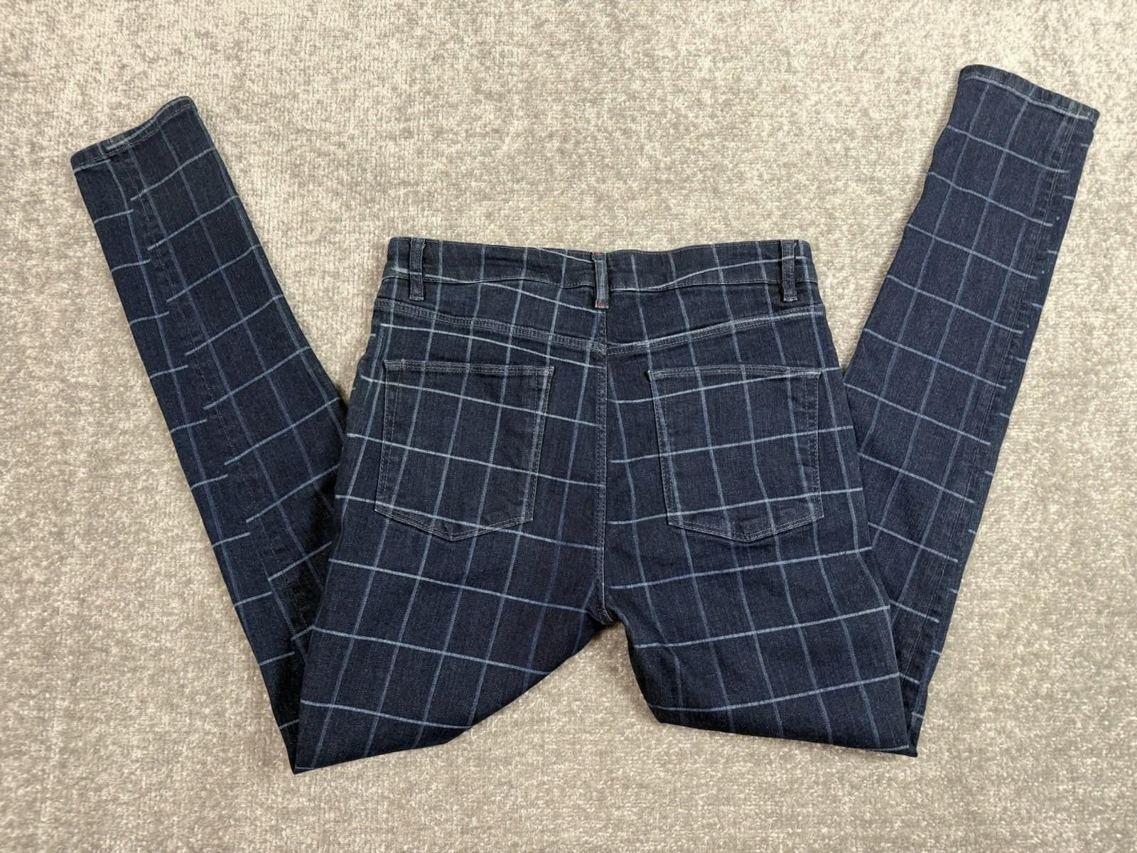 Asos ASOS Plaid Blue Jeans Men’s Size 32x34 Slim Fit Size US 32 / EU 48 - 3 Thumbnail