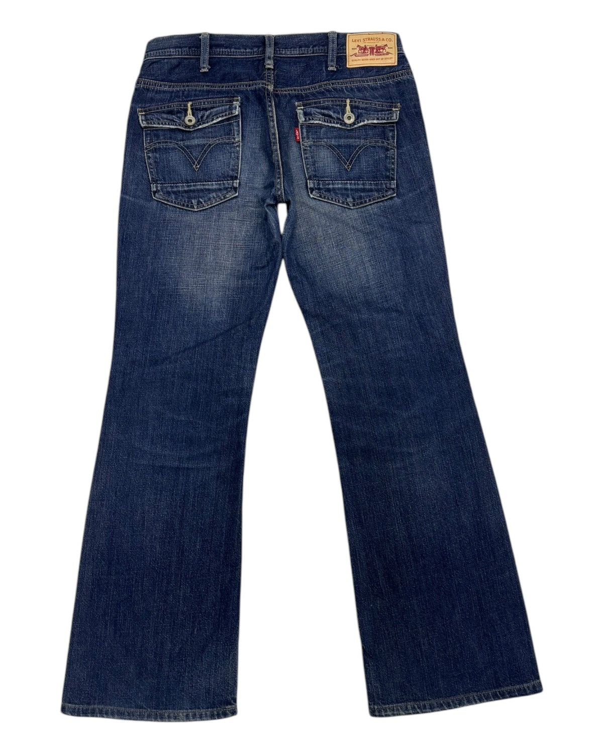 Levi's 🔥LEVIS STRAUSS BOOTCUT DENIM FLARED JEANS Size 30" / US 8 / IT 44 - 6 Thumbnail