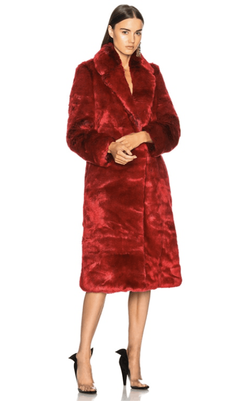 Calvin Klein 205W39NYC Calvin Klein 205W39NYC Faux Fur Red coat Size M / US 6-8 / IT 42-44 - 7 Thumbnail