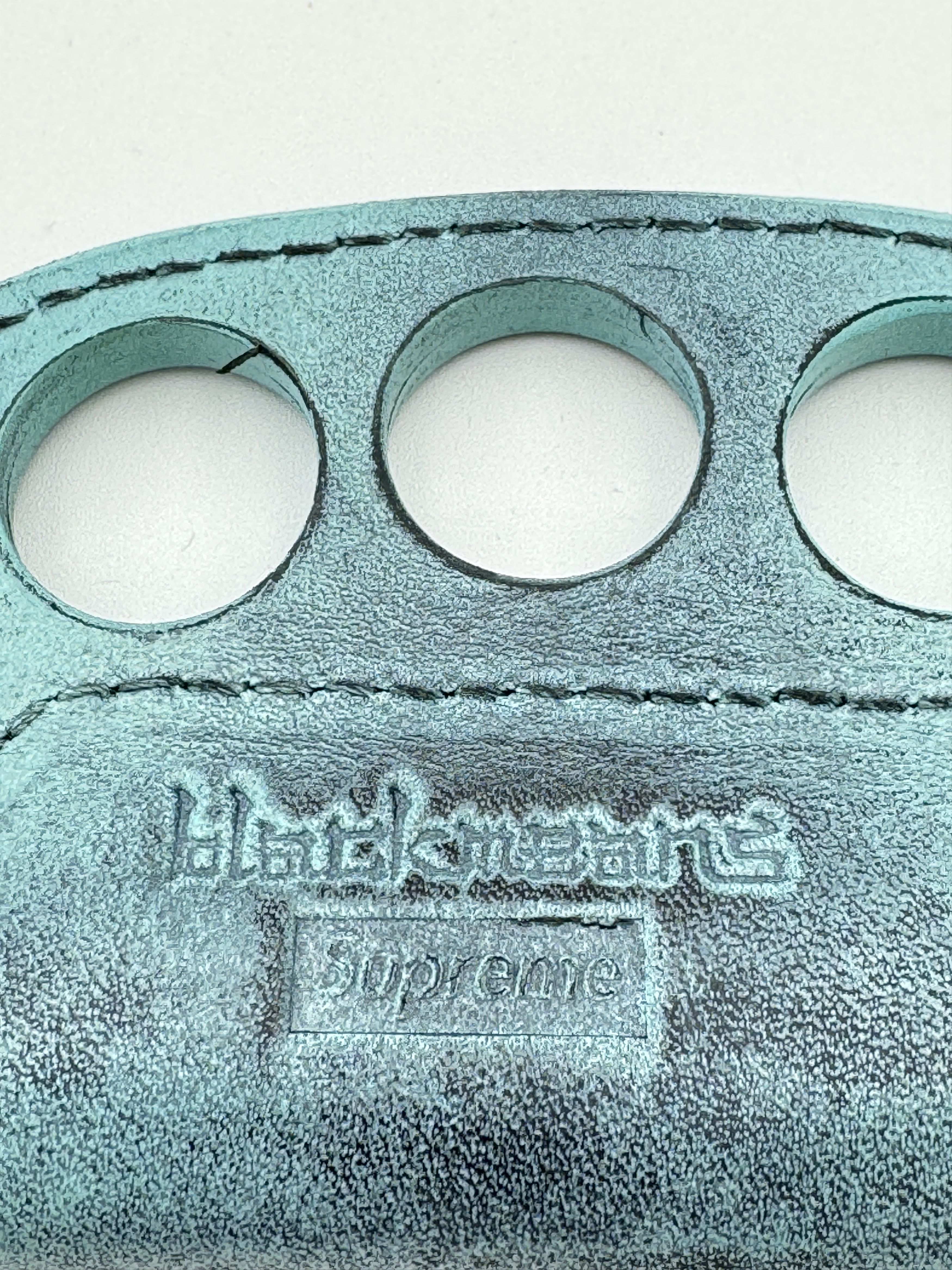 Blackmeans × Supreme Supreme Blackmeans Leather Lighter Case Green Blue Size ONE SIZE - 2 Thumbnail