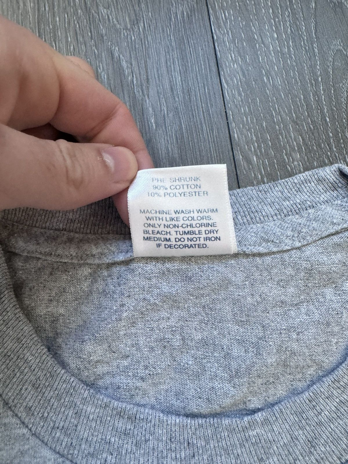 Supreme Supreme Purple on Grey Box Logo Tee 1998 Size US XL / EU 56 / 4 - 5 Thumbnail