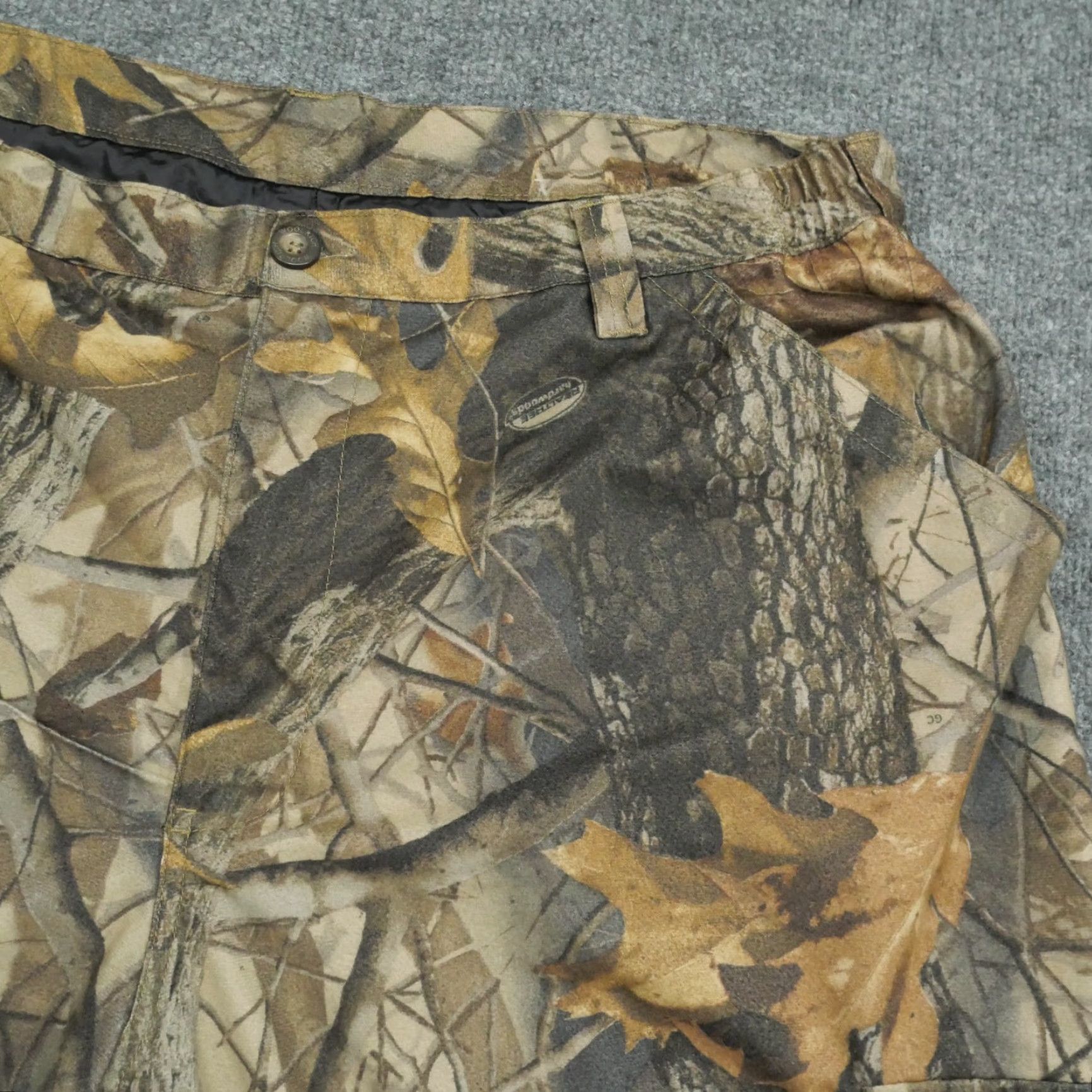 Vintage VINTAGE RedHead Woolrich Camouflage Pants Mens XL Green Brown Quilt Lined Hunting Hardwoods Cargo Outdoor Pockets Lined 32 In Inseam Mens Size US 38 / EU 54 - 3 Thumbnail