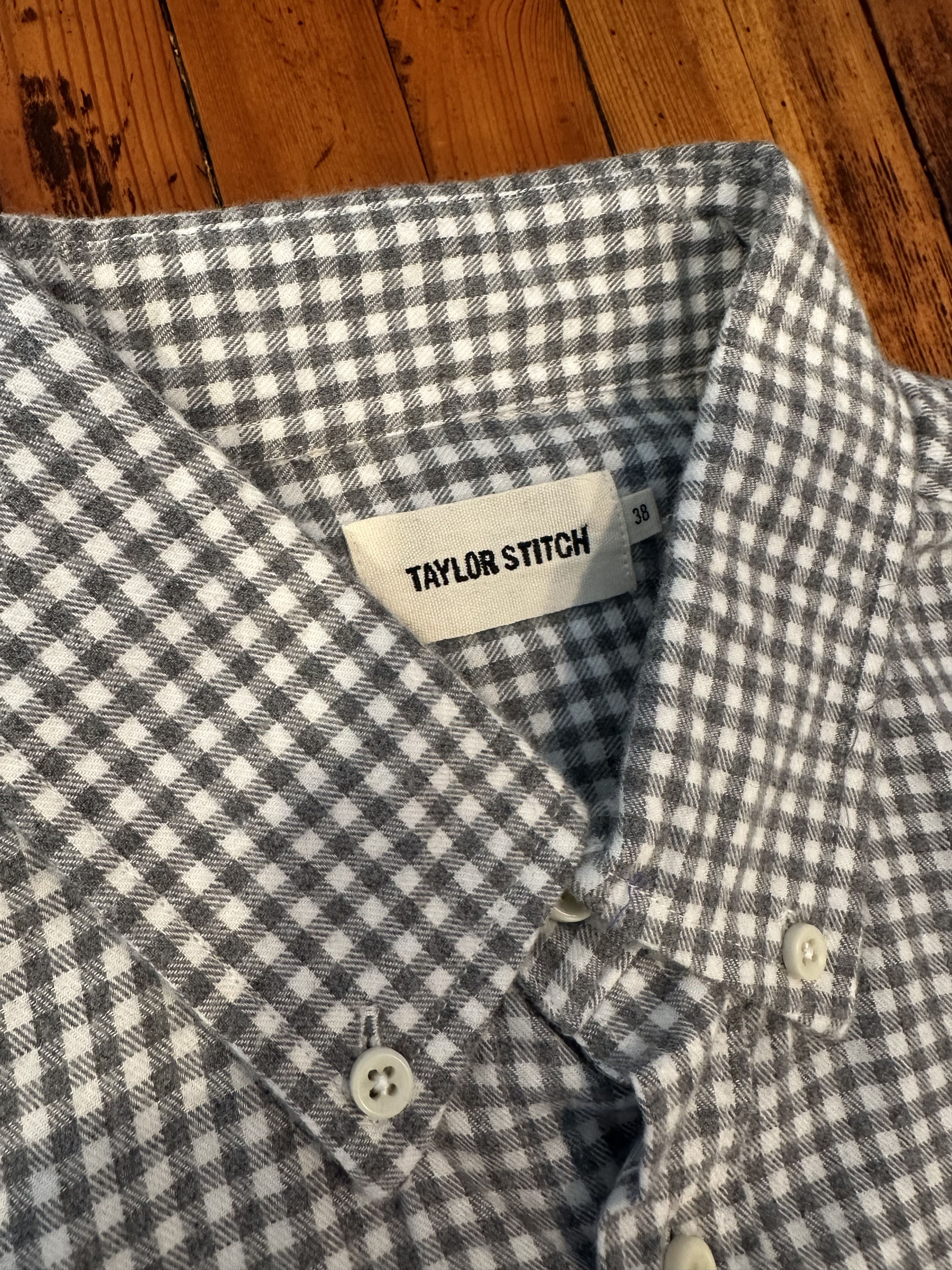 Taylor Stitch The Jack in Brushed Ash Gingham Size US S / EU 44-46 / 1 - 2 Thumbnail