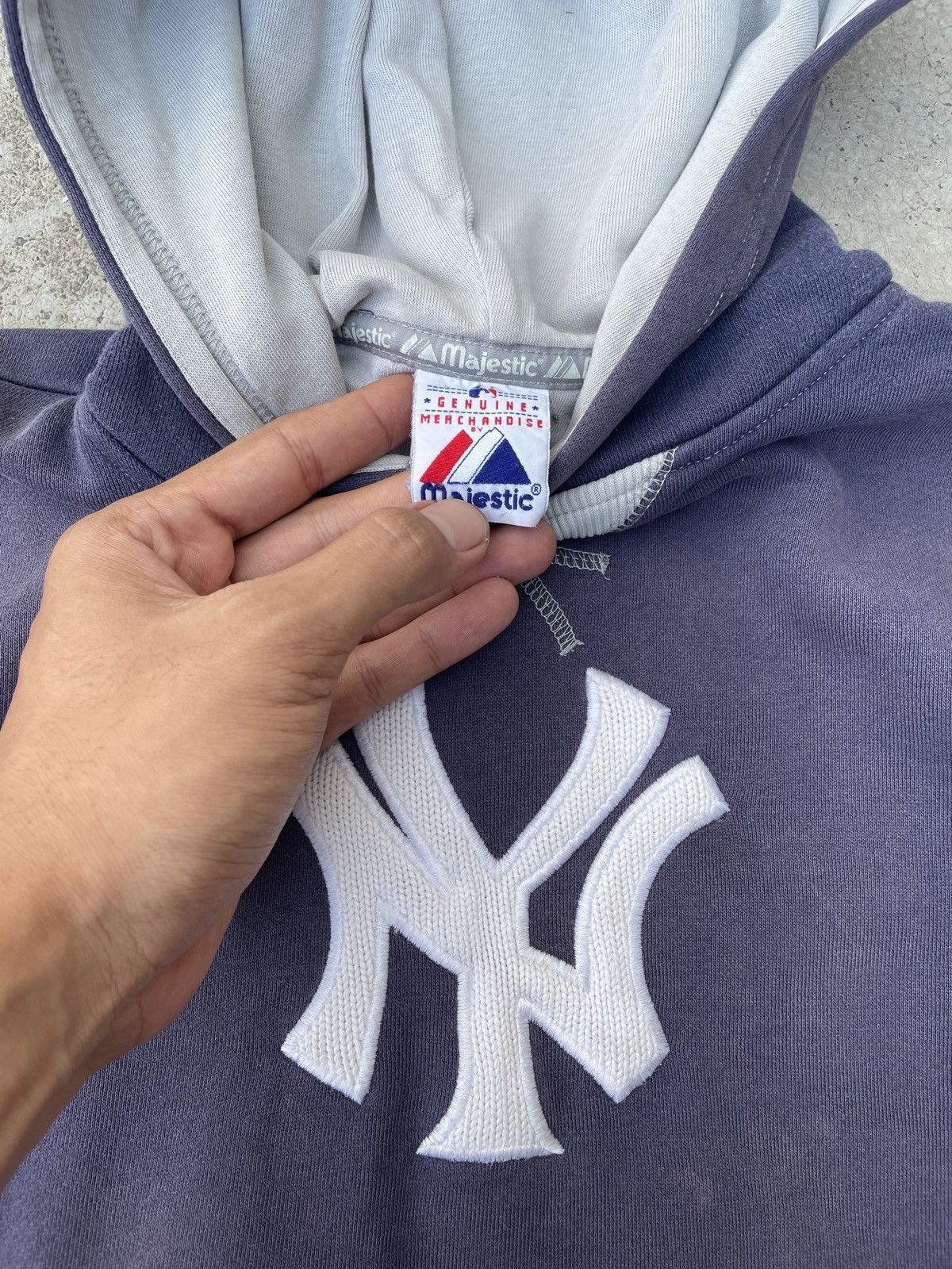 MLB × New York Yankees × Vintage Crazy Sunfaded New York Hoodie Size US XL / EU 56 / 4 - 5 Thumbnail