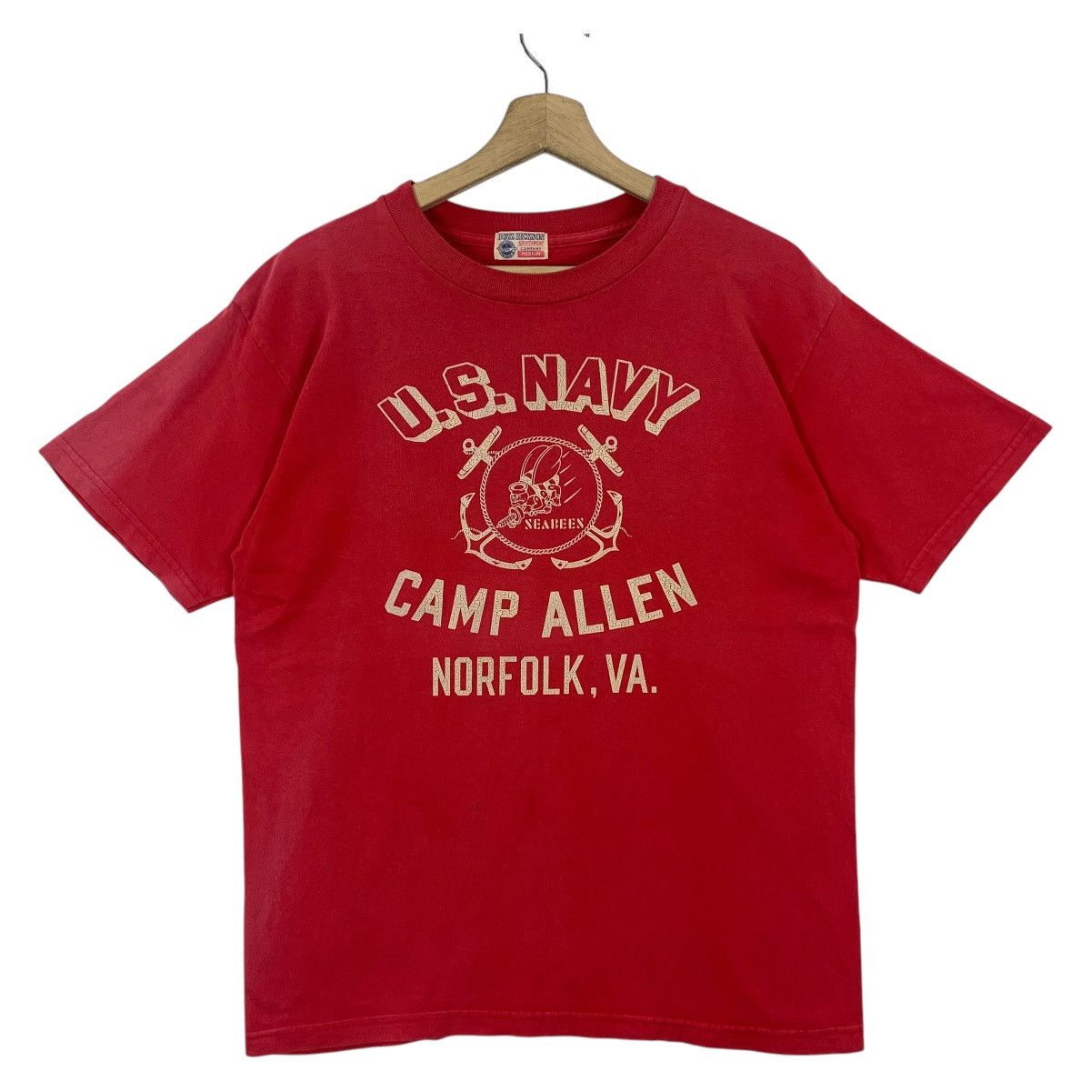 Buzz Rickson's × Vintage Vintage BUZZ RICKSON’S U.S navy seabees camp spellout tee Size US M / EU 48-50 / 2 - 1 Thumbnail