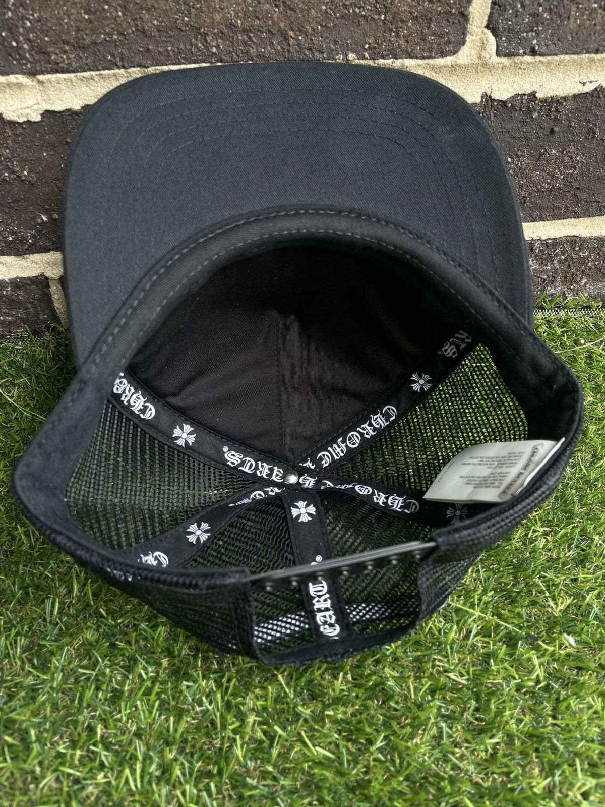 Chrome Hearts Brand New Chrome Hearts Camo Leather Patchwork Snapback Size ONE SIZE - 4 Thumbnail