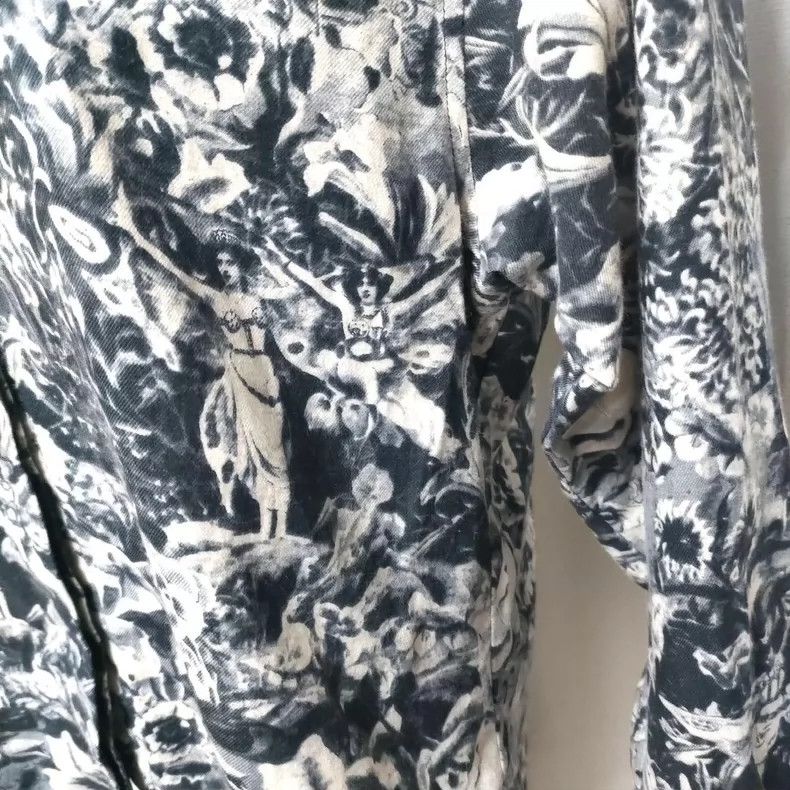 Kenzo KENZO 1980s used ink wash fairy petal collar Size M / US 6-8 / IT 42-44 - 7 Thumbnail