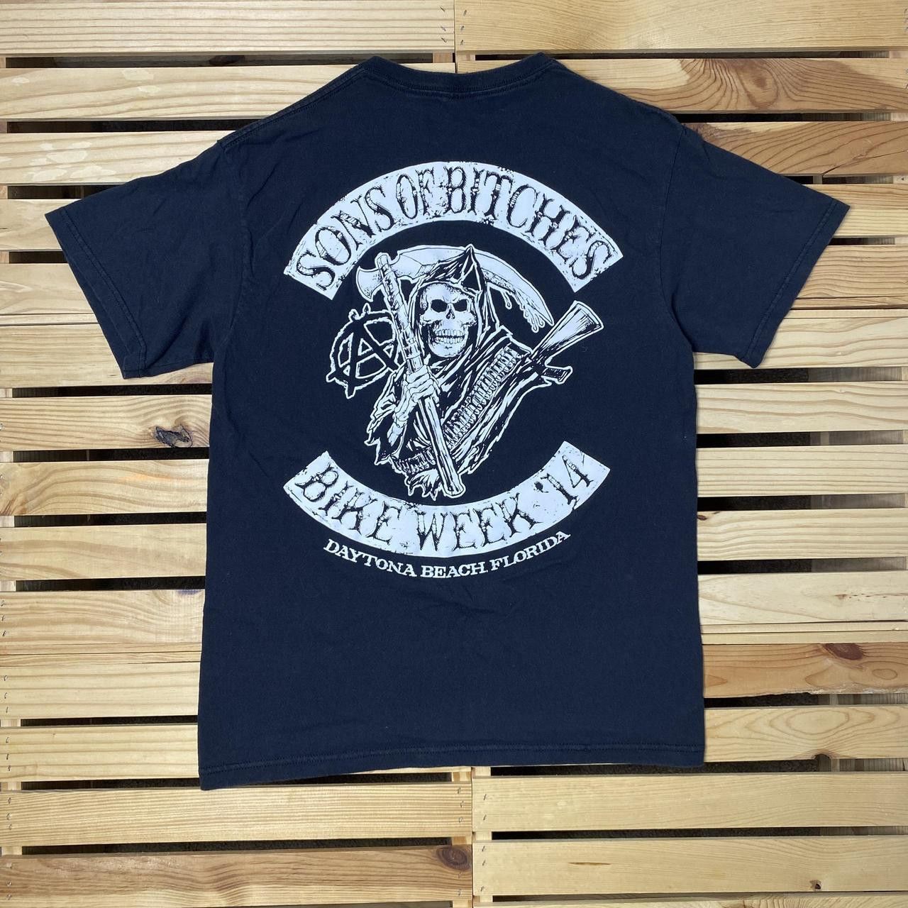 Delta Sons of Bitches Bike Week 2014 Black Biker Tee Size Medium Size US M / EU 48-50 / 2 - 1 Thumbnail