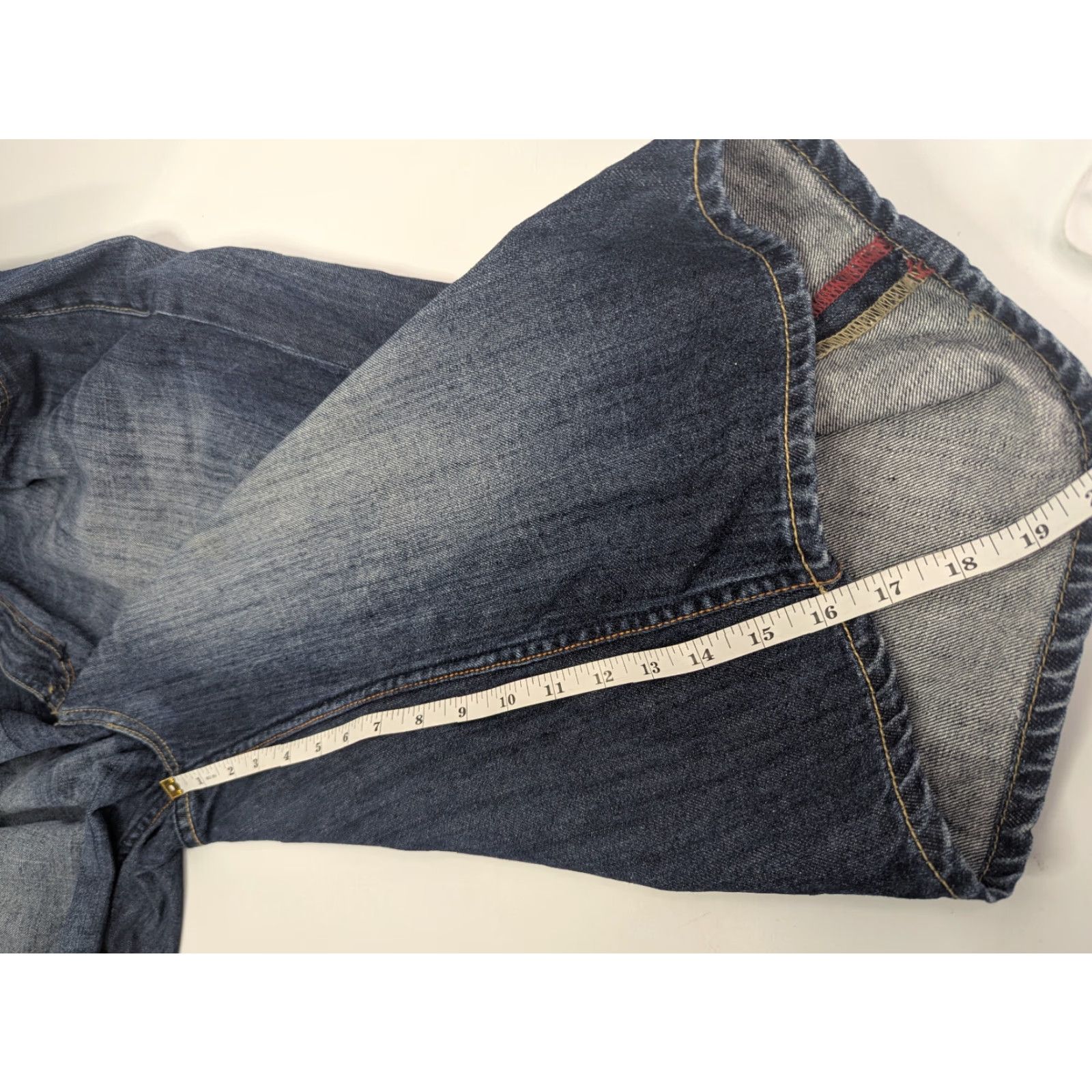 Ecko Unltd. Ecko Unltd Baggy Fit Jean Shorts Mens 38 Bermuda Denim 90s Hip Hop Jorts Blue Cotton Kilp? Size US 38 / EU 54 - 3 Thumbnail