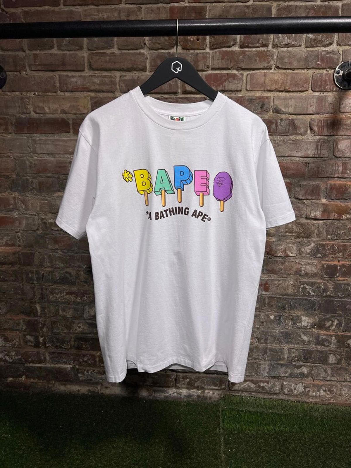 Bape Bape Popsicle Tee White Sz. L Size ONE SIZE - 1 Thumbnail