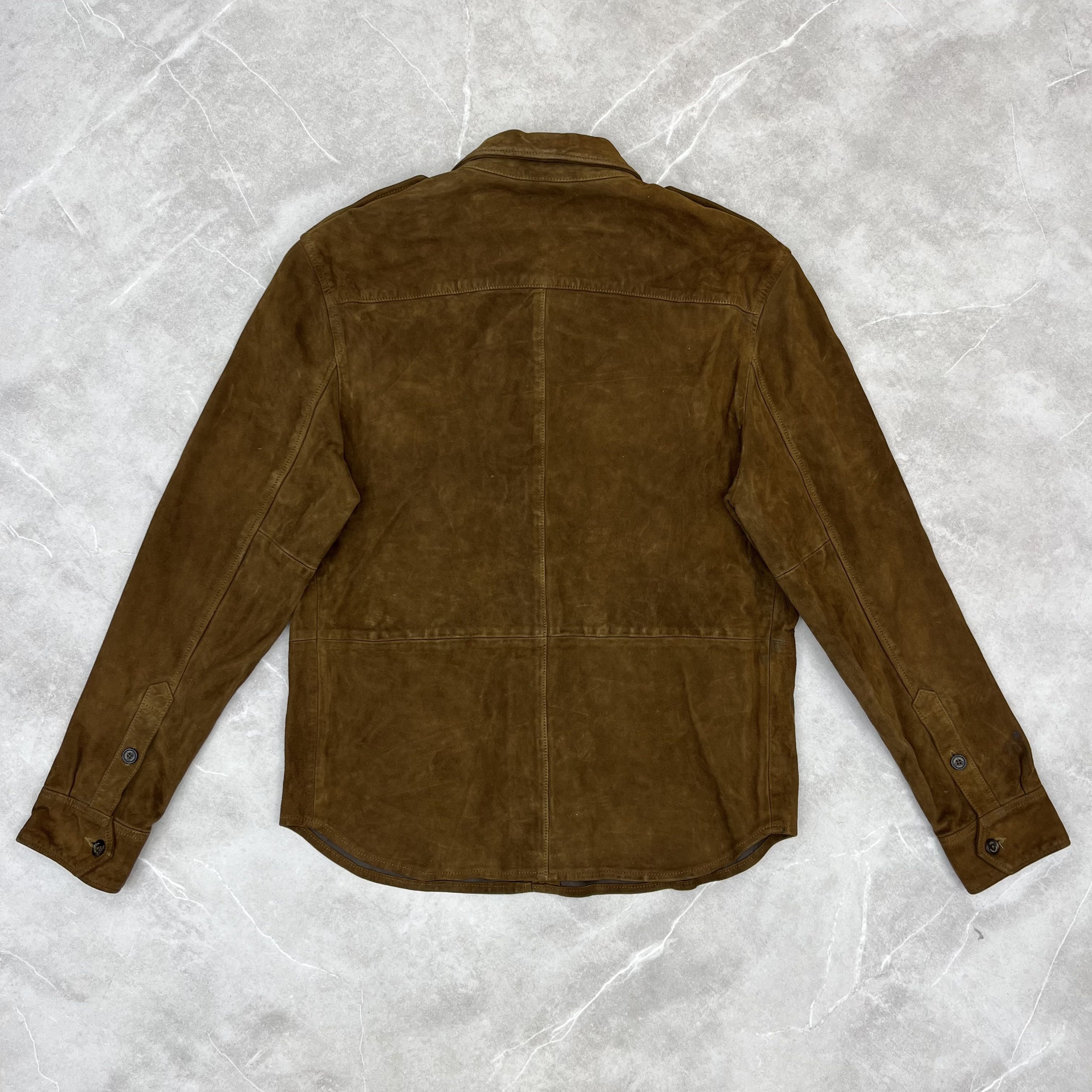 Polo Ralph Lauren Polo Ralph Lauren Suede Overshirt Utility Shirt Jacket Size US M / EU 48-50 / 2 - 4 Thumbnail