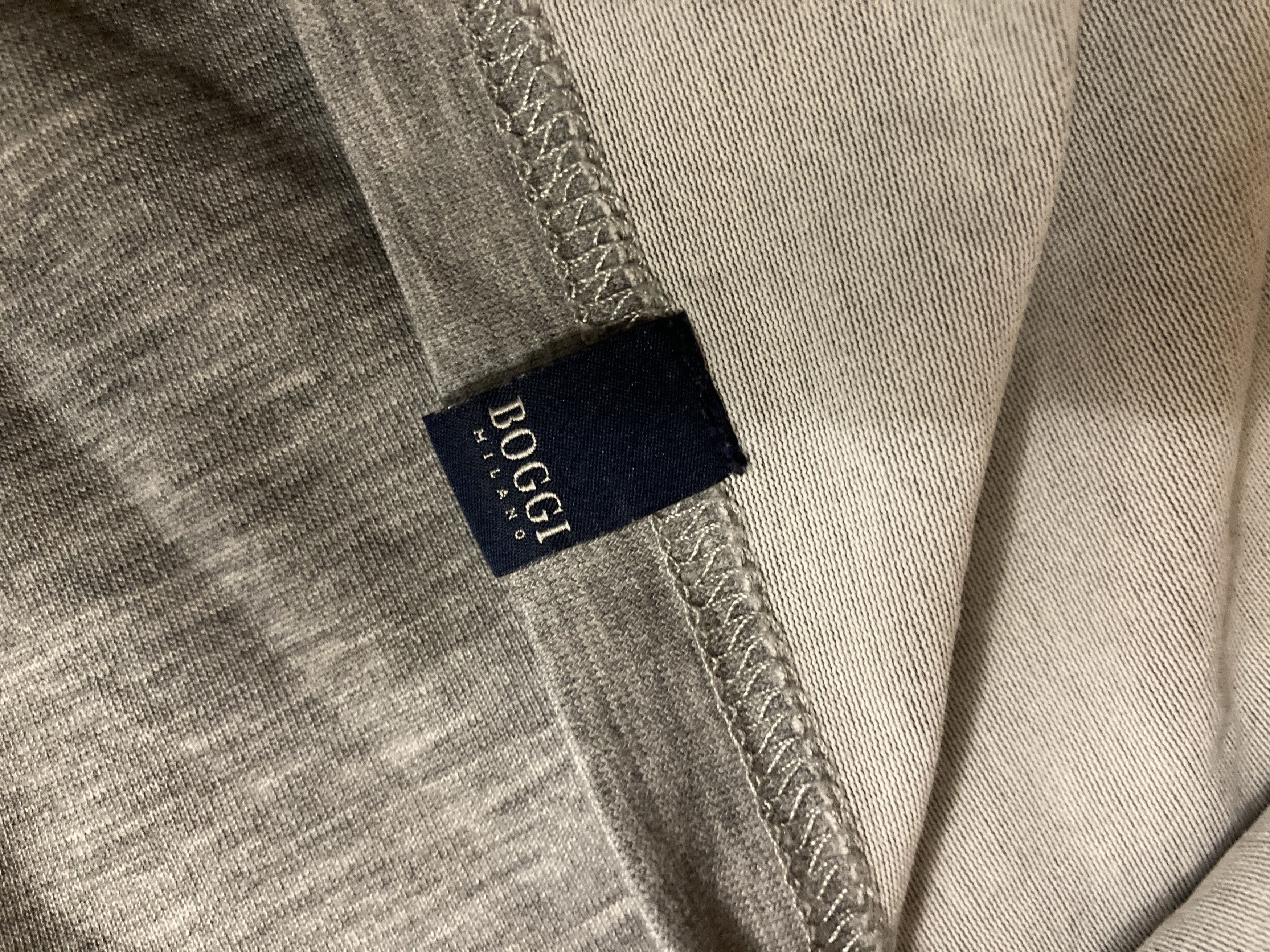 Boggi Boggi Milano BTECH - Basic T-shirt Gray Size US M / EU 48-50 / 2 - 4 Thumbnail