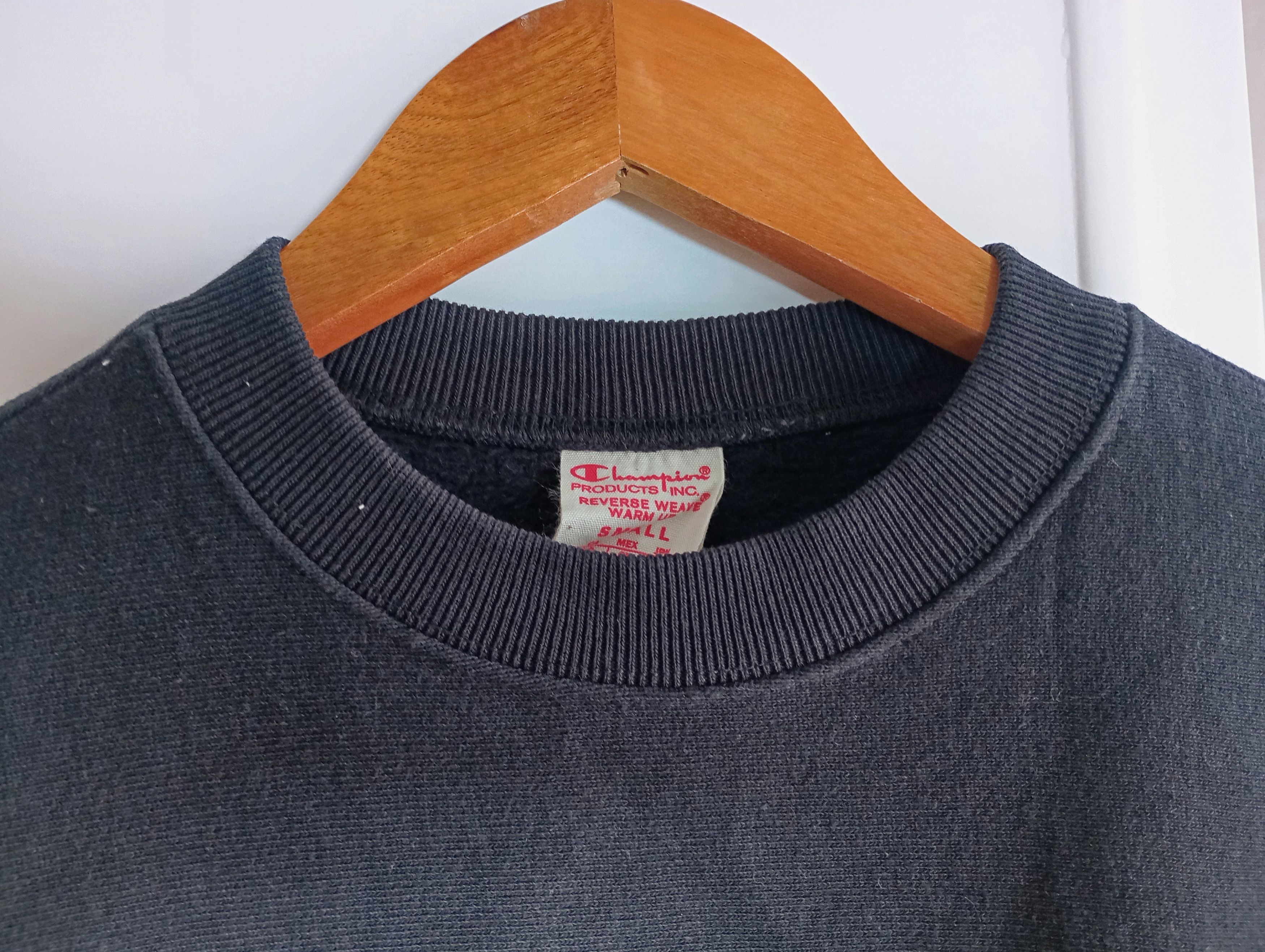 Champion × Vintage Vintage Champion Sweatshirt Double Logo y2k 90s Size S / US 4 / IT 40 - 5 Thumbnail