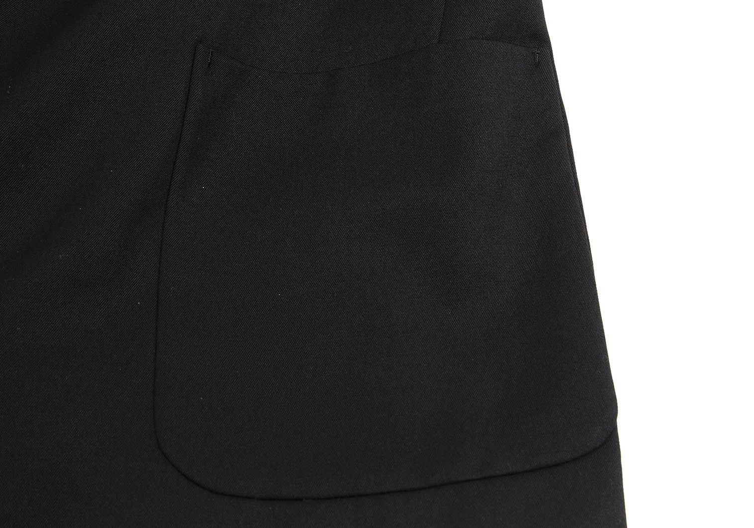 Yohji Yamamoto Yohji Yamamoto Wool Gabardine Side-Belt Jacket Size US S / EU 44-46 / 1 - 10 Thumbnail