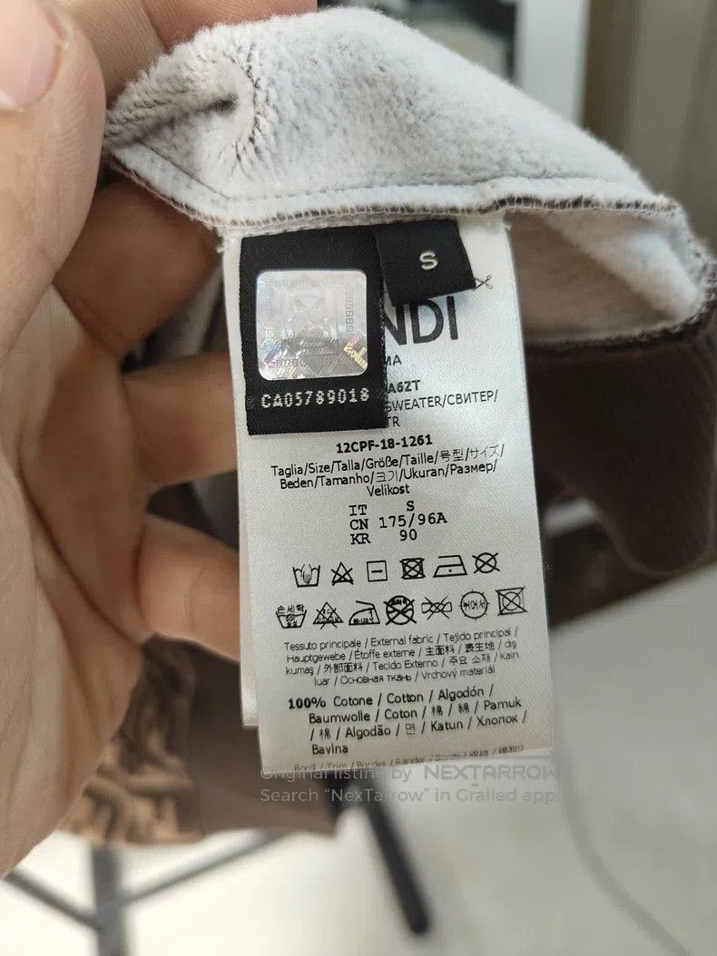 Fendi Fendi Full Print Sweatshirt Size US S / EU 44-46 / 1 - 4 Thumbnail
