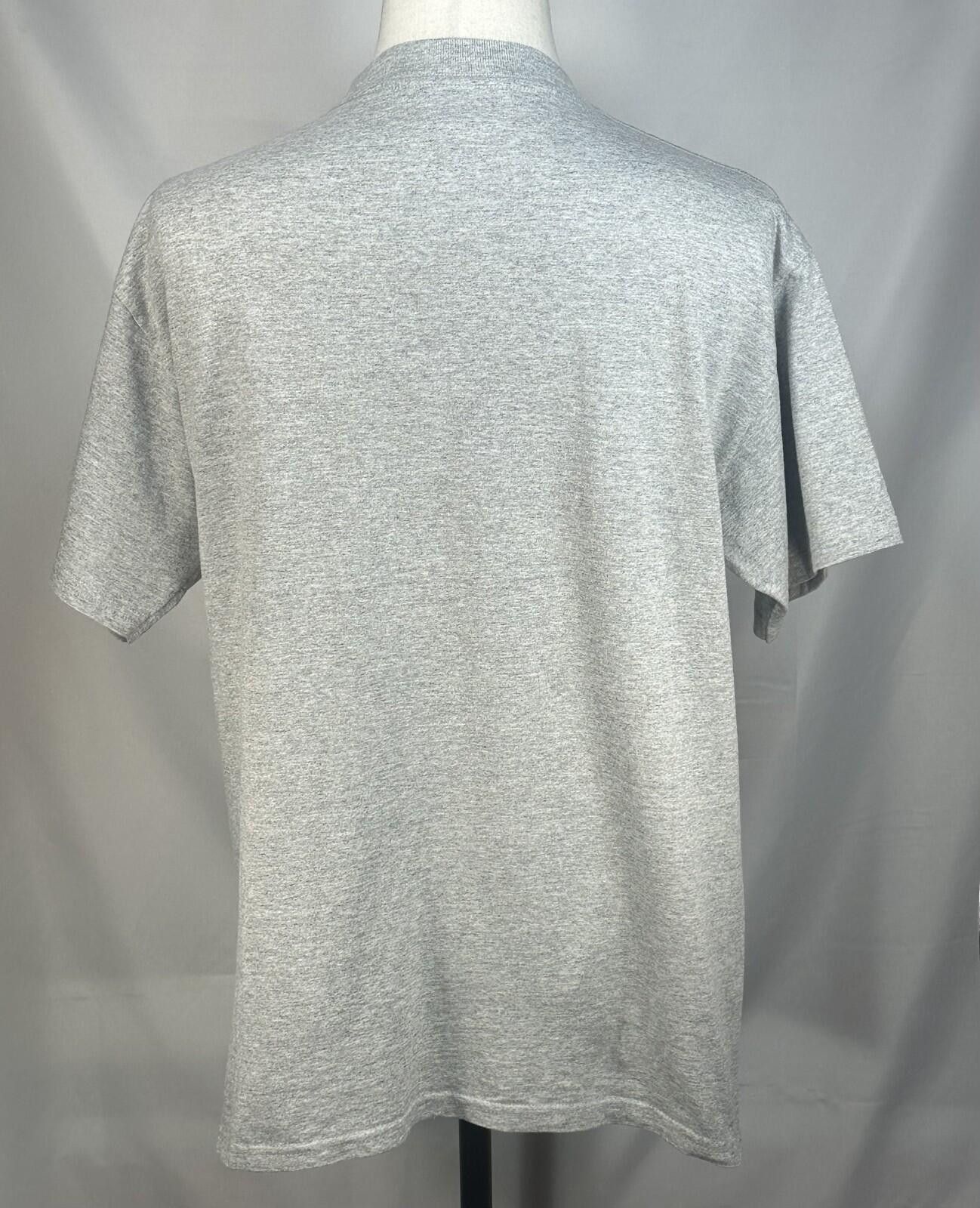 Nike Nike Embroidered Logo Pullover T-Shirt Gray Men's Large Size US L / EU 52-54 / 3 - 2 Thumbnail
