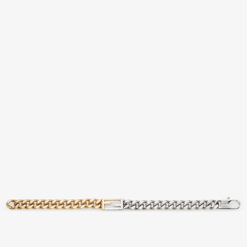 Fendi o1B3y1r0326 Size : OS / Baguette Bracelet in Gold/Silver Size ONE SIZE - 1 Thumbnail