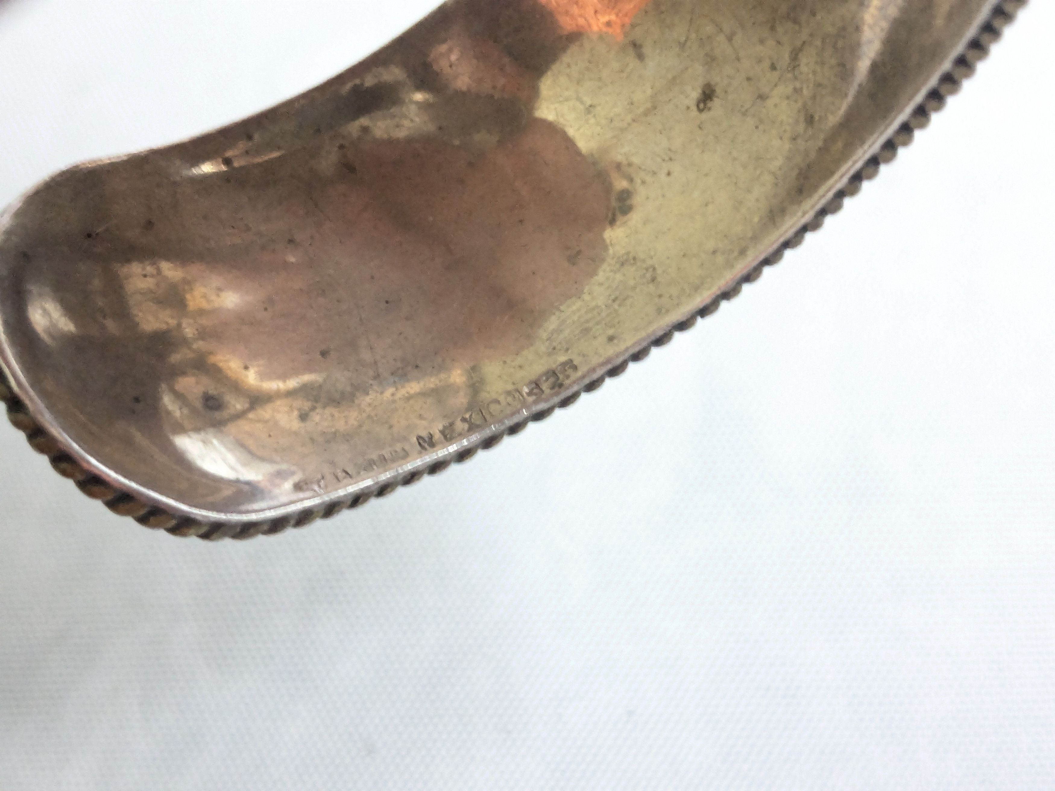 Jewelry Vintage Sterling Silver Cuff Bracelet 5.75" Mexico Two Tone Size ONE SIZE - 6 Thumbnail