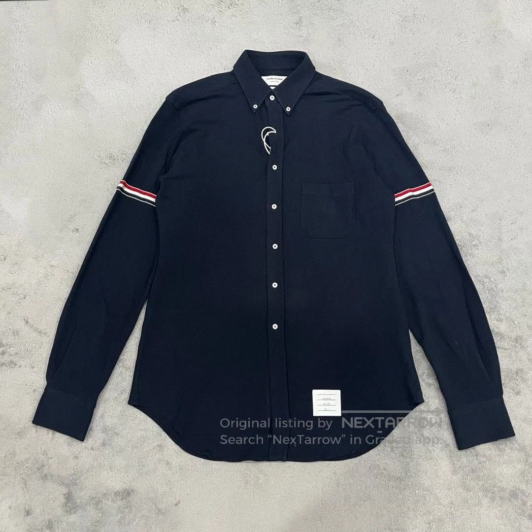 Thom Browne thom browne tb woven shirt jacket. Size US S / EU 44-46 / 1 - 1 Thumbnail