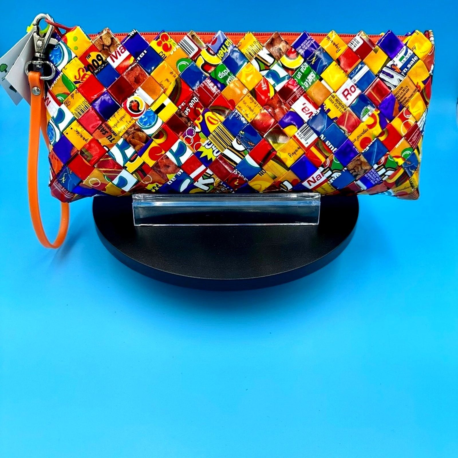 Other Handbag Bright Colorful Ecoist Candy Wrapper Clutch/Wristlet Size ONE SIZE - 5 Thumbnail