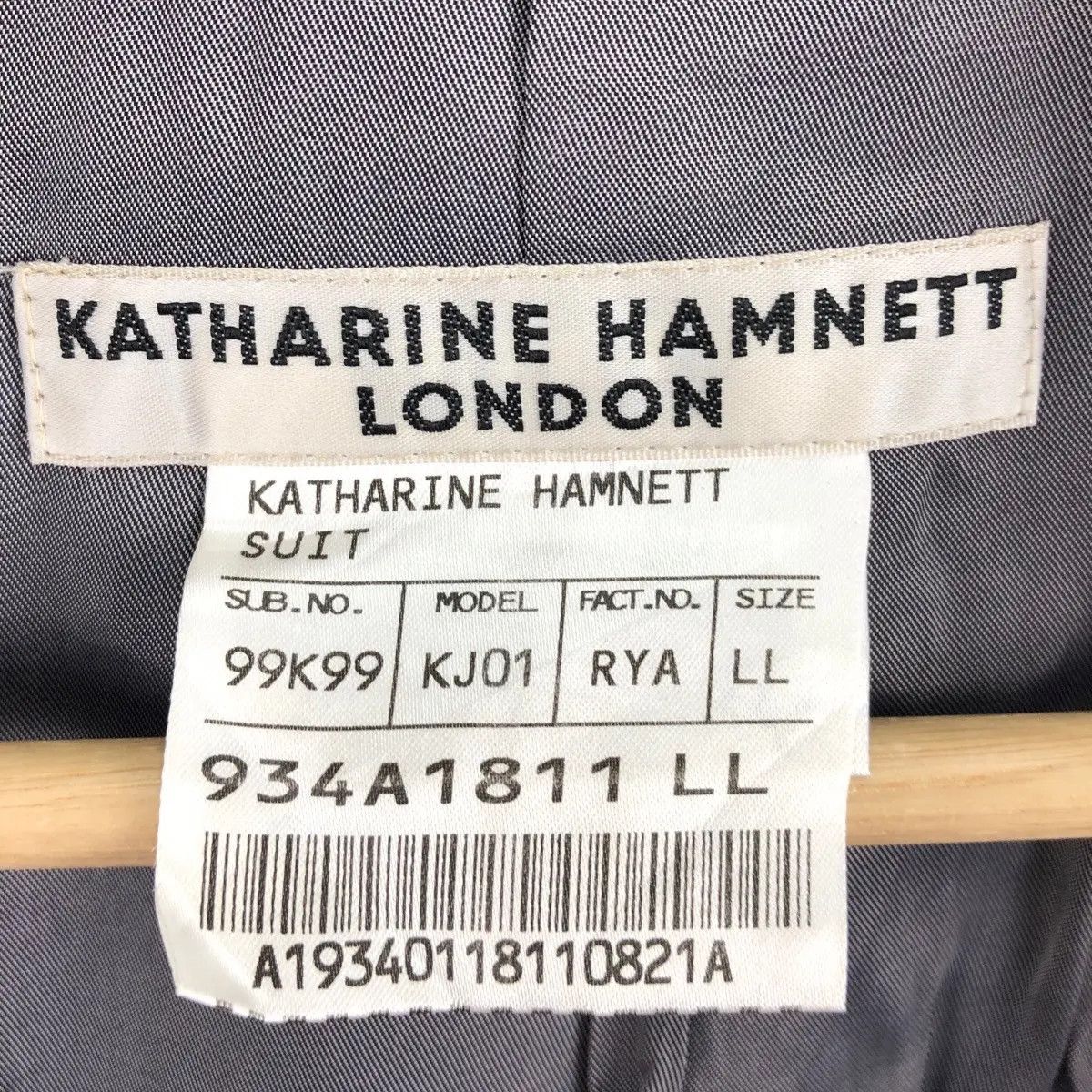 Katharine Hamnett London Vtg KATHARINE HAMNETT LONDON 2 Button Blazer Sport Coat Suit Size S / US 4 / IT 40 - 6 Thumbnail