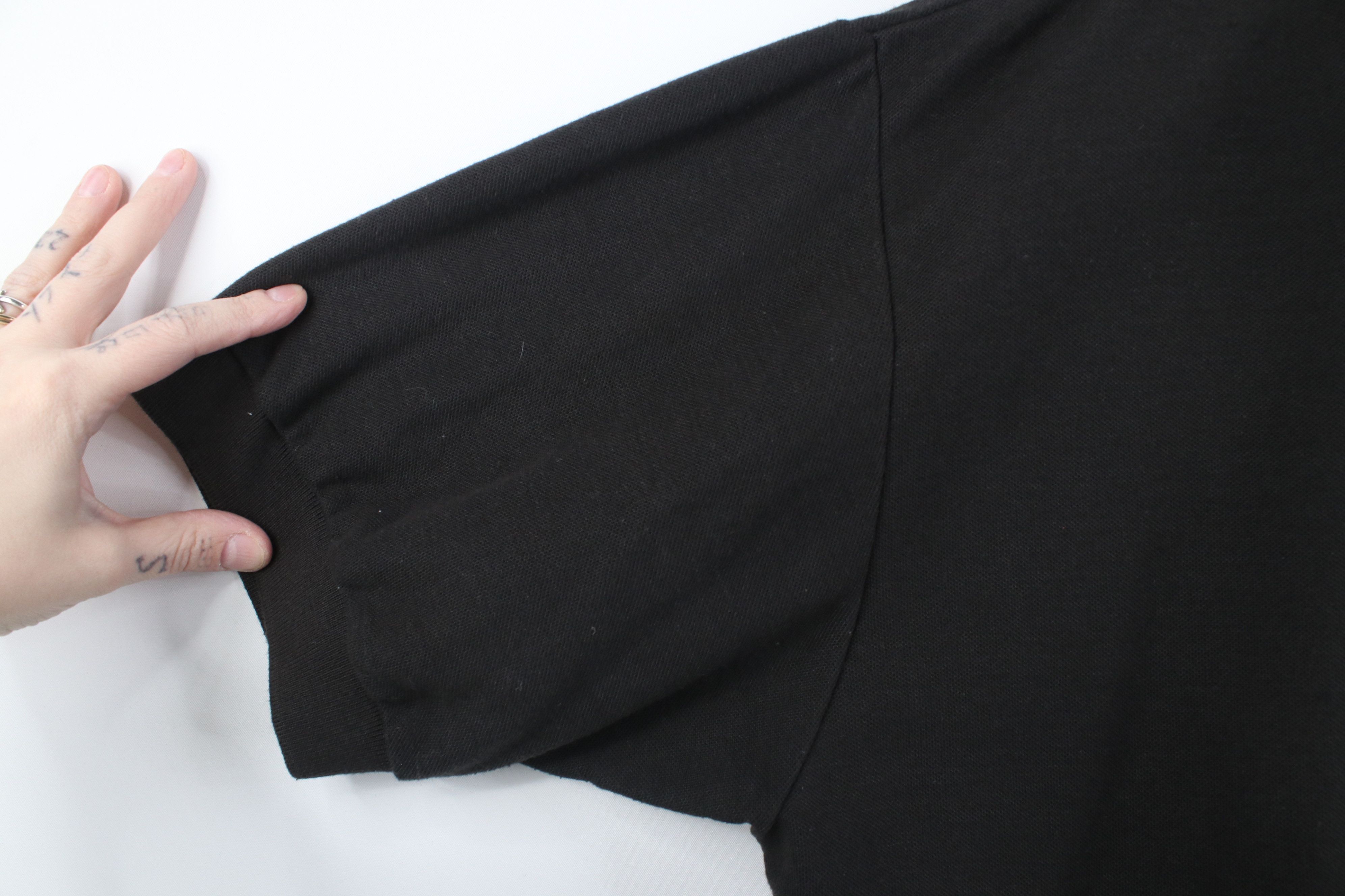 Vintage Vintage 90s Streetwear Collared Golf Polo Shirt Black Pocket Size US XL / EU 56 / 4 - 8 Thumbnail