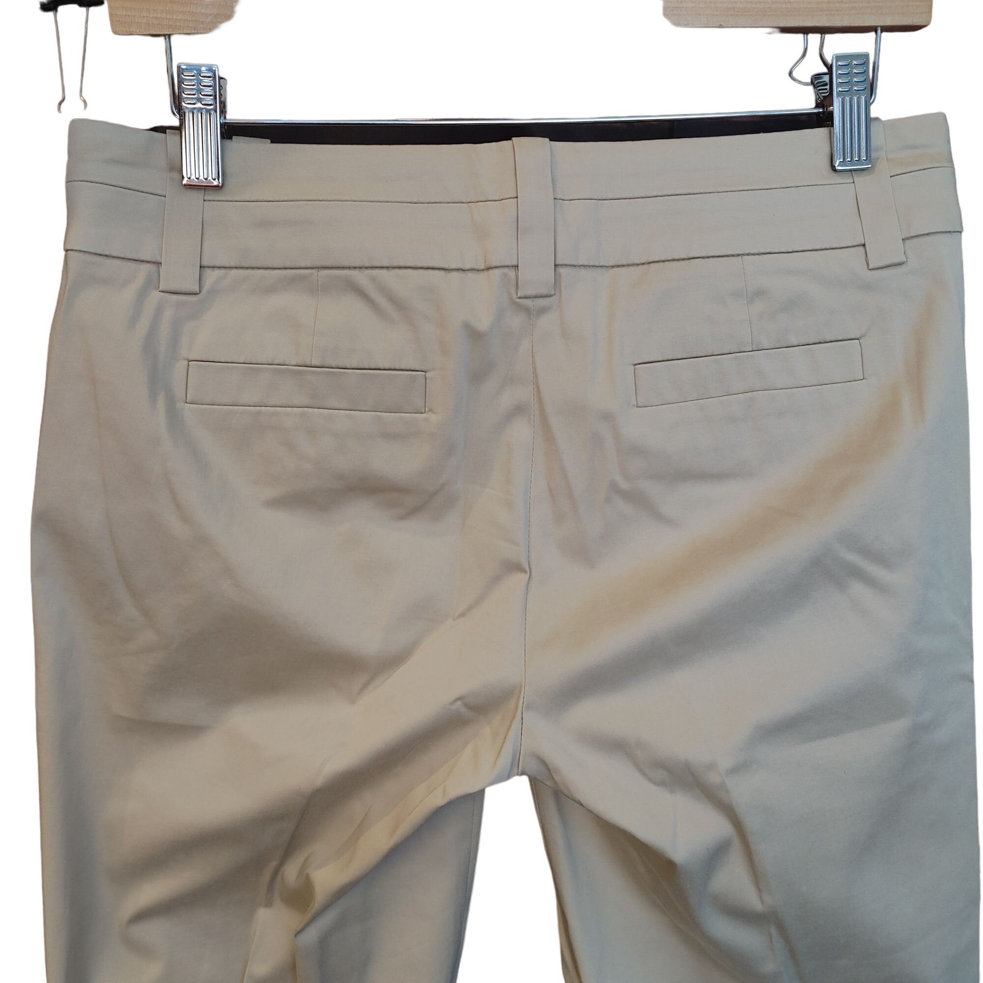 J.Crew J.Crew Women's Eggshell White Flared Kahki Pants 2 Size 26" / US 2 / IT 38 - 2 Thumbnail