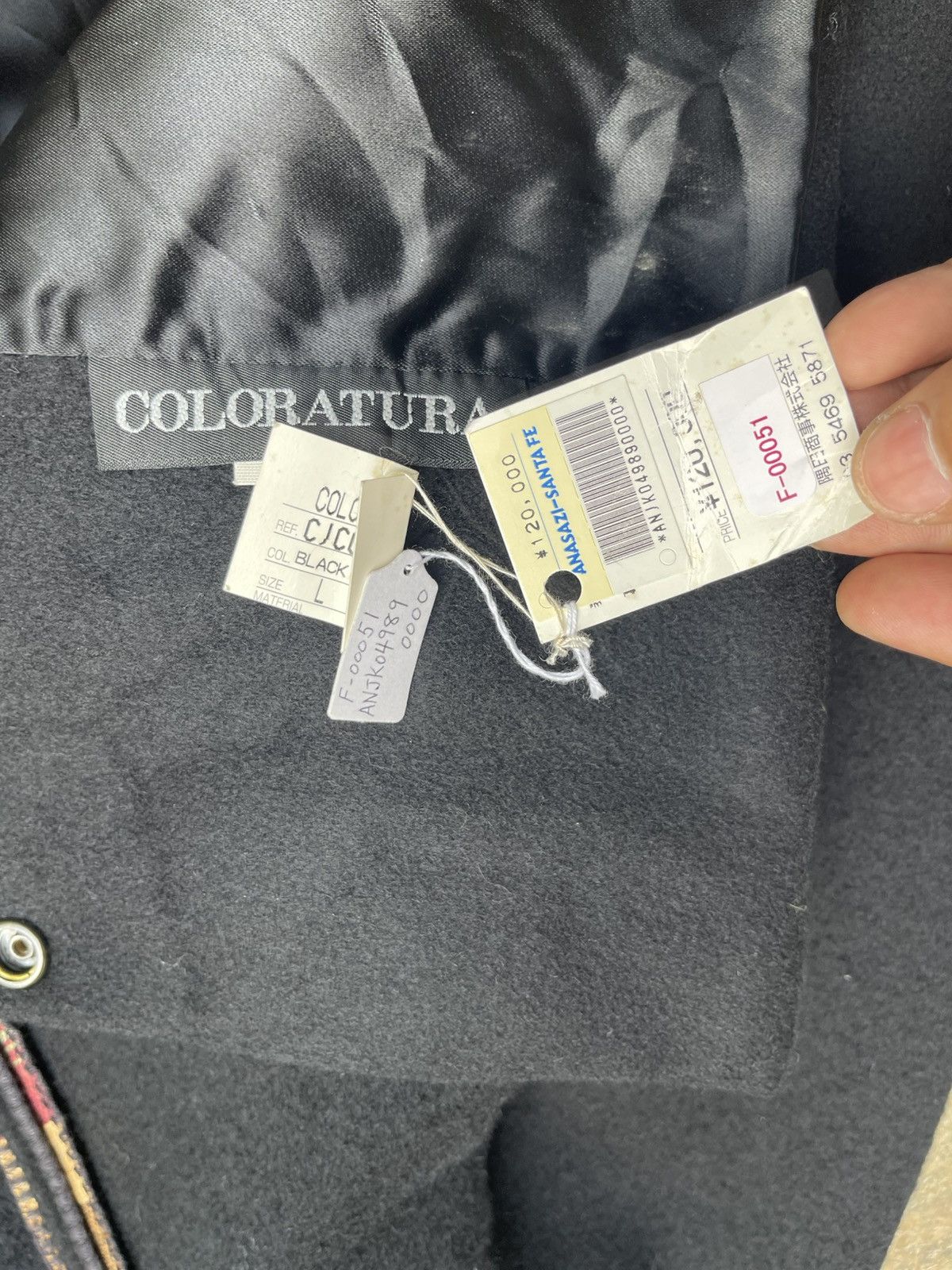 Designer Rare Coloratura Avant-Garde Mohair Wool Jacket – Made in USA Size L / US 10 / IT 46 - 3 Thumbnail