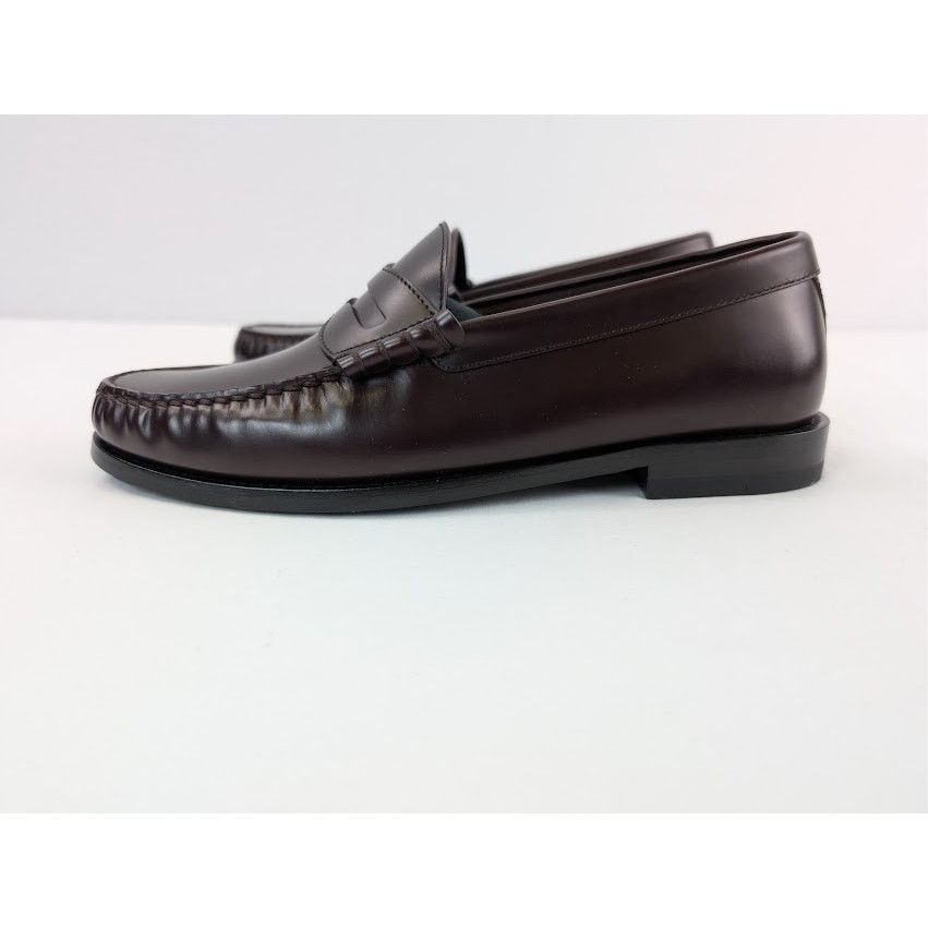 Celine o1rshd1 Luco Polished Calfskin Loafer Boots in Burgundy 40 Size US 7 / EU 40 - 10 Thumbnail