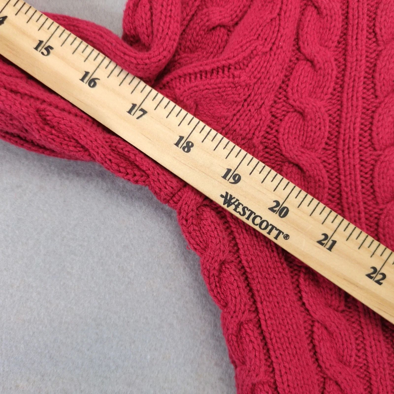 Croft & Barrow Croft & Barrow Cable Knit Sweater Women's S Button Mock Neck Size S / US 4 / IT 40 - 6 Thumbnail