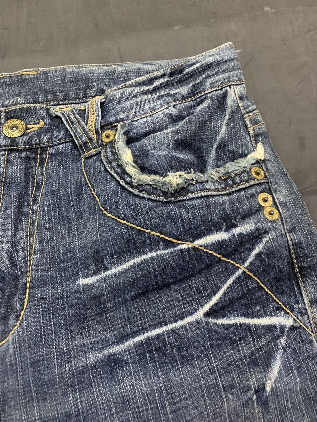 If Six Was Nine 🖤BLACKDAY🖤stone flared jeans ifsixwasnine lgb styled Size US 32 / EU 48 - 6 Thumbnail