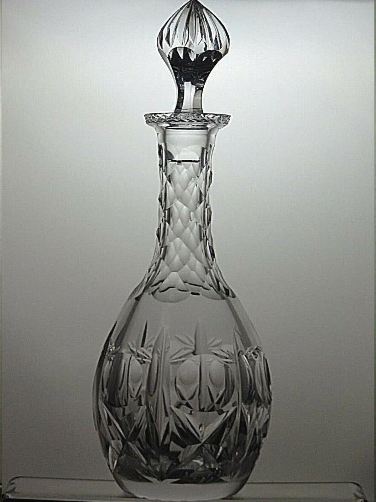 Other Brierley Hill Crystal Cross & Hollow Cut Wine Decanter Size ONE SIZE - 1 Thumbnail